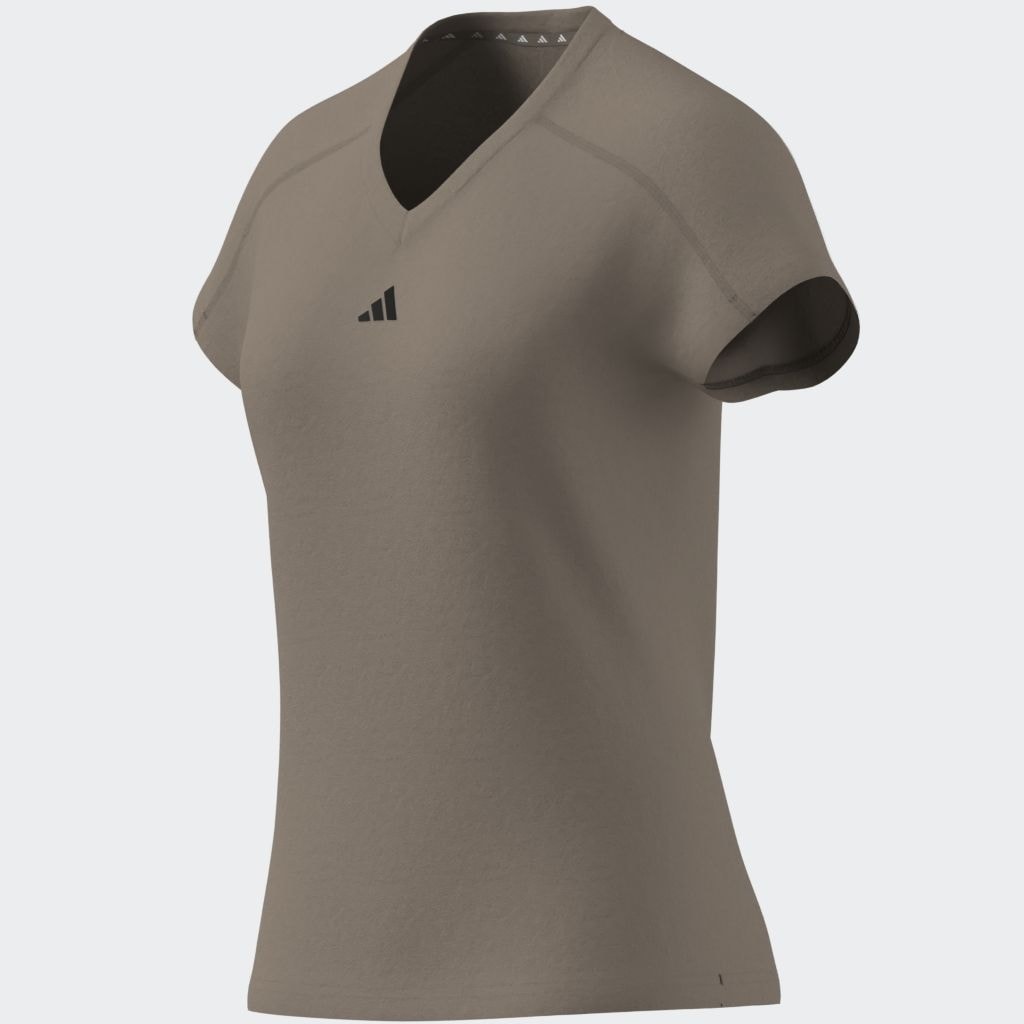 adidas Performance T-Shirt »WE MIN T«, Trainingsshirt, feuchtigkeitsabsorbierend mit V Ausschnitt