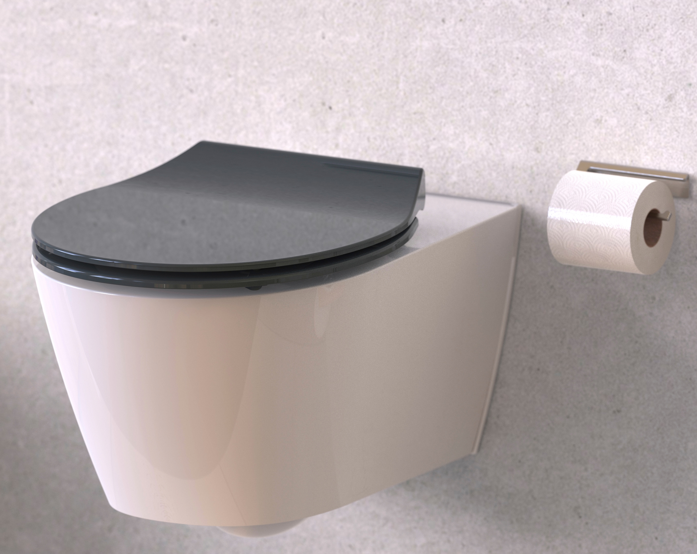 Schütte WC-Sitz »SLIM«, Duroplast, Absenkautomatik, Schnellverschluss, besonders flache Form