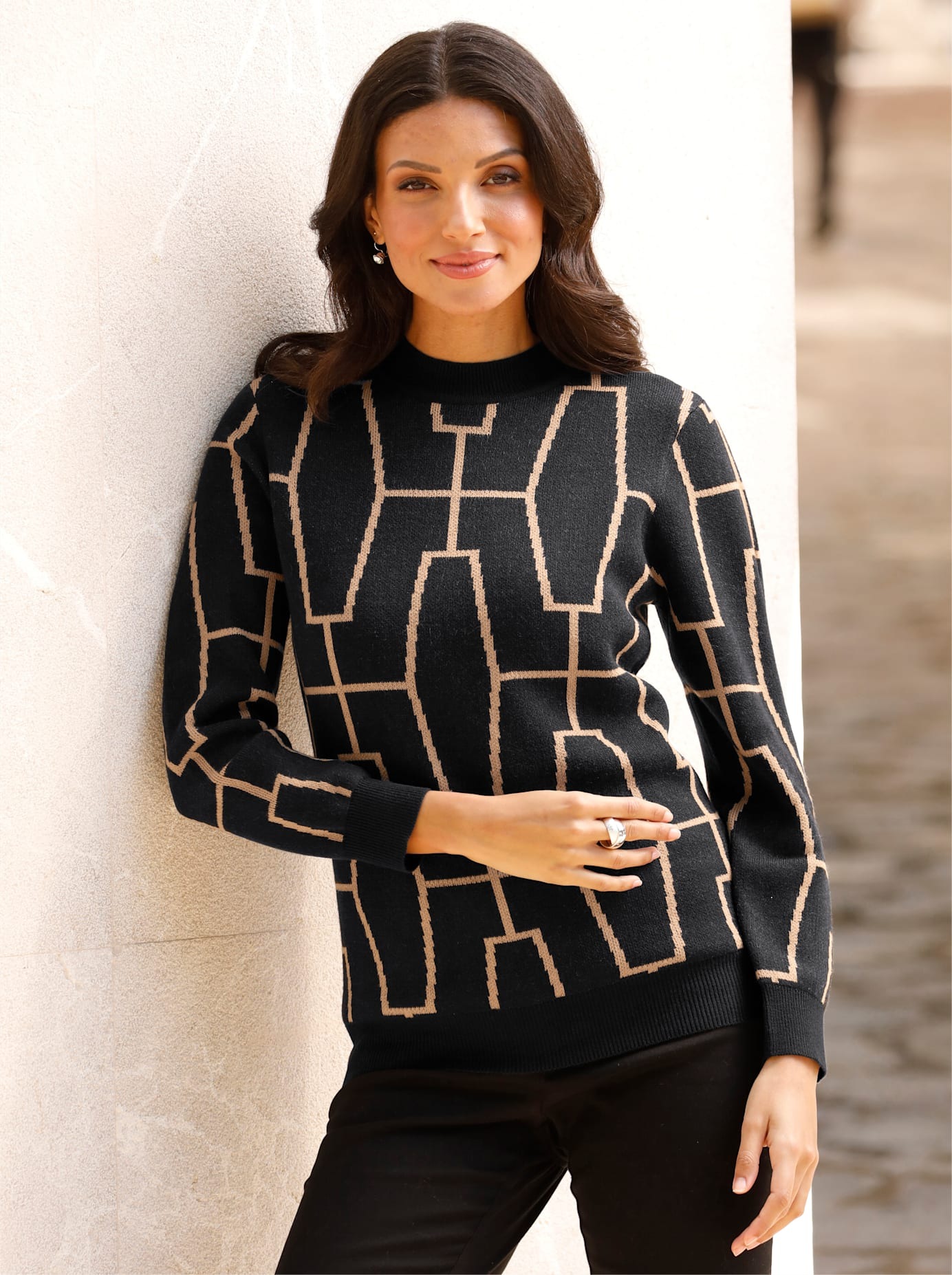 Classic Basics Stehkragenpullover »Stehkragen-Pullover«