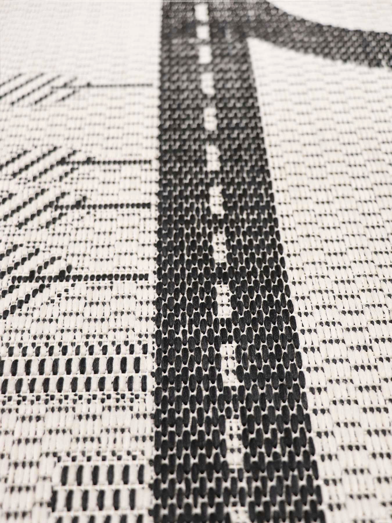 Primaflor-Ideen in Textil Kinderteppich »CABANE - Streets«, rechteckig, 3 mm Höhe, Flachgewebe, Strassen-Spiel-Teppich, In- und Outdoor geeignet