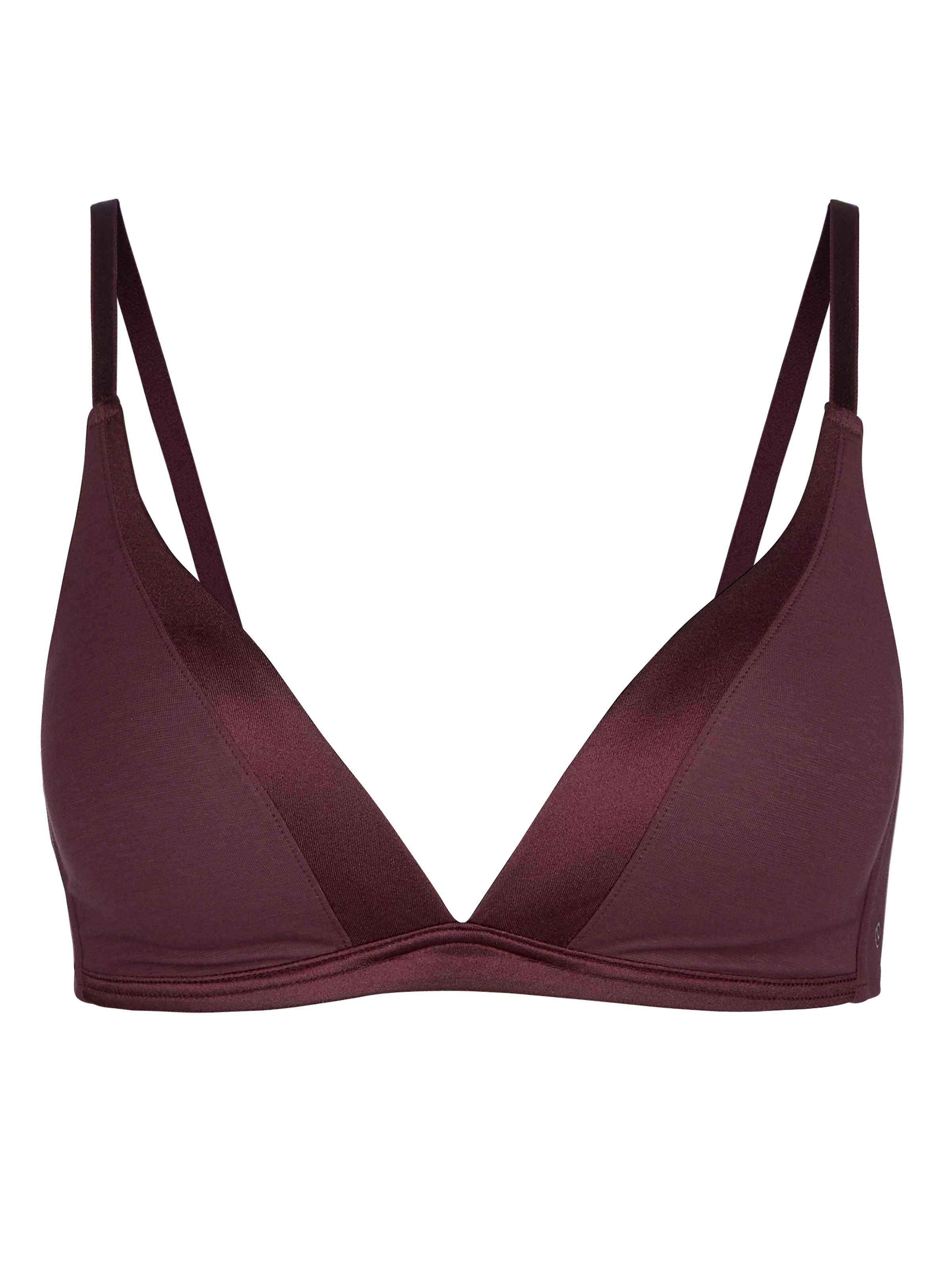 CALIDA Triangel-BH »Cate«, Satinblende, ohne Bügel, Single-Jersey Qualität, elastisch, weich