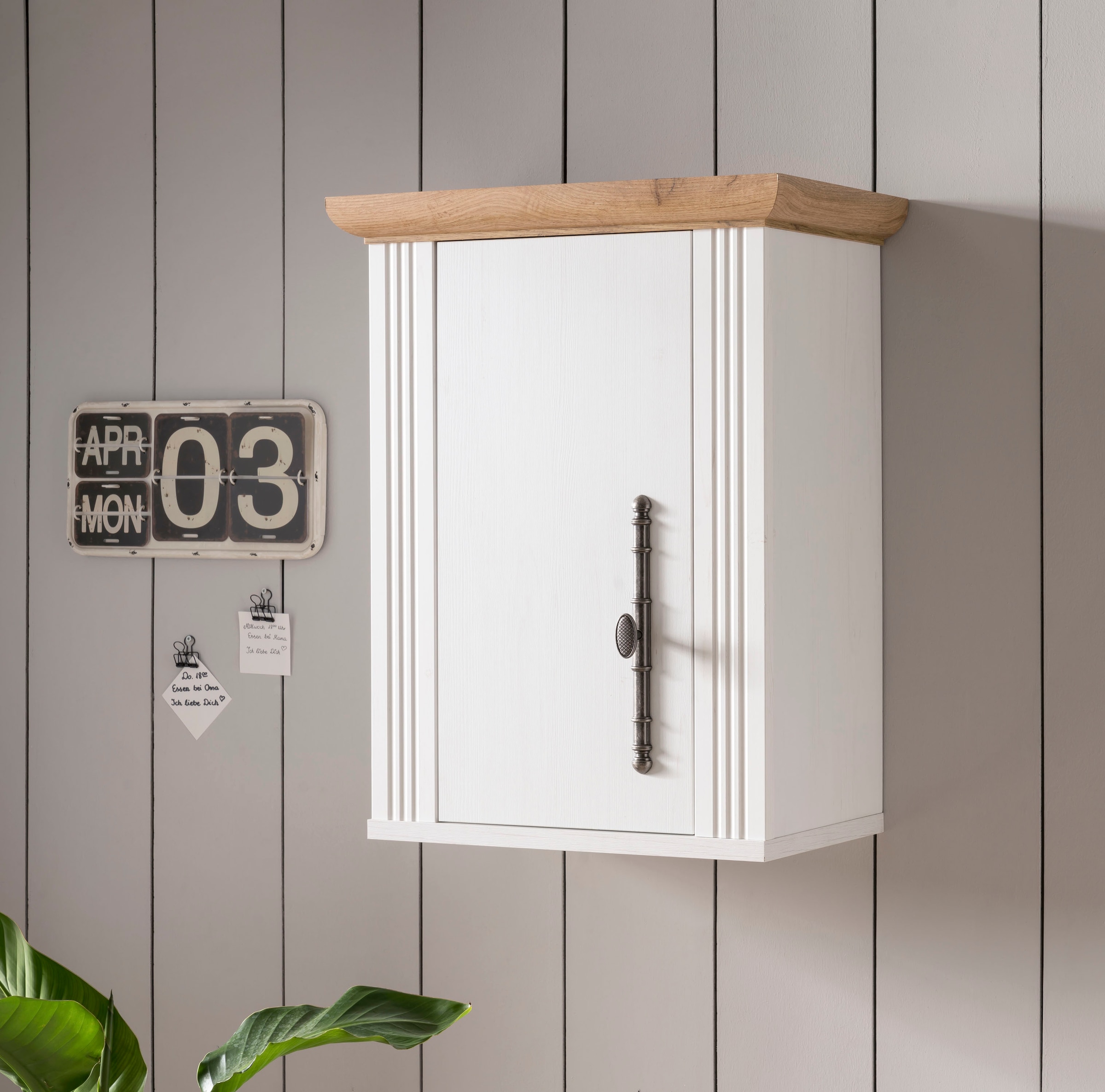KOCHSTATION Hängeschrank »Westminster«, im romantischen Landhausstil, Breite 56 cm
