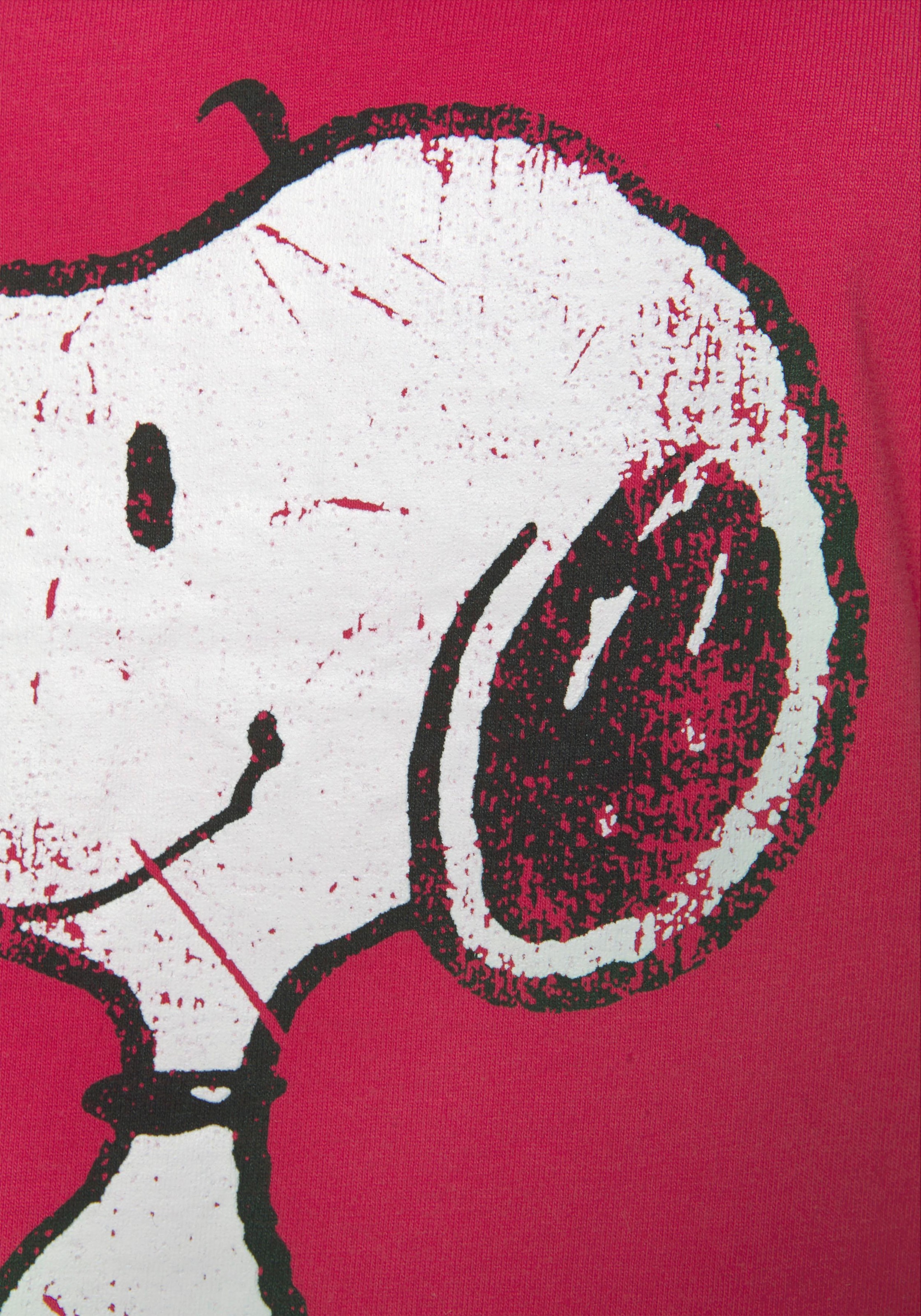 Schweiz Snoopy Peanuts Jelmoli-Versand Kräuselsäumen und Print mit Nachthemd, online bei shoppen
