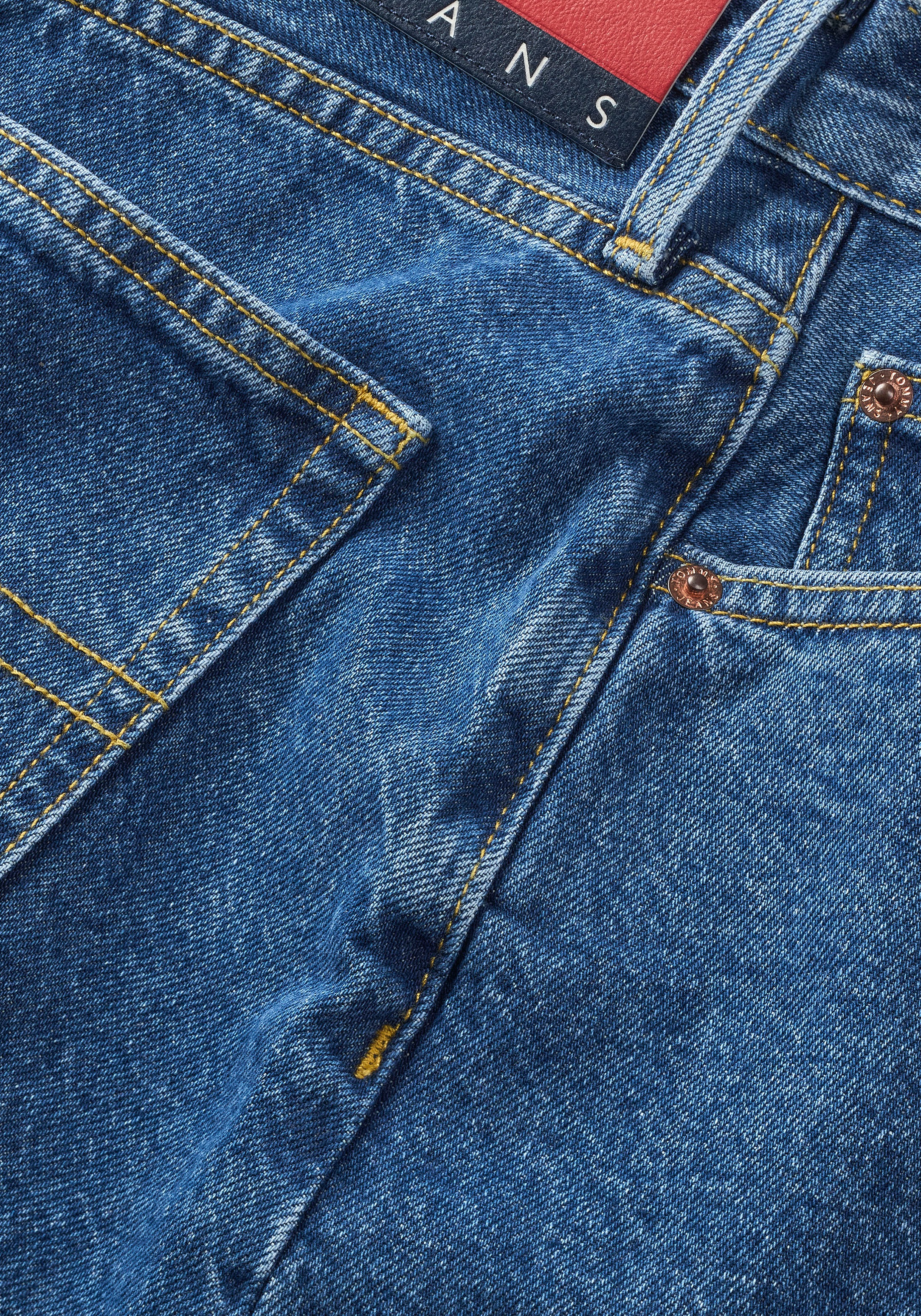 Jeans Logostickerei Jelmoli-Versand bei Tommy UH online Schweiz bestellen SKIRT Jeansrock mit »MOM AH4035«,