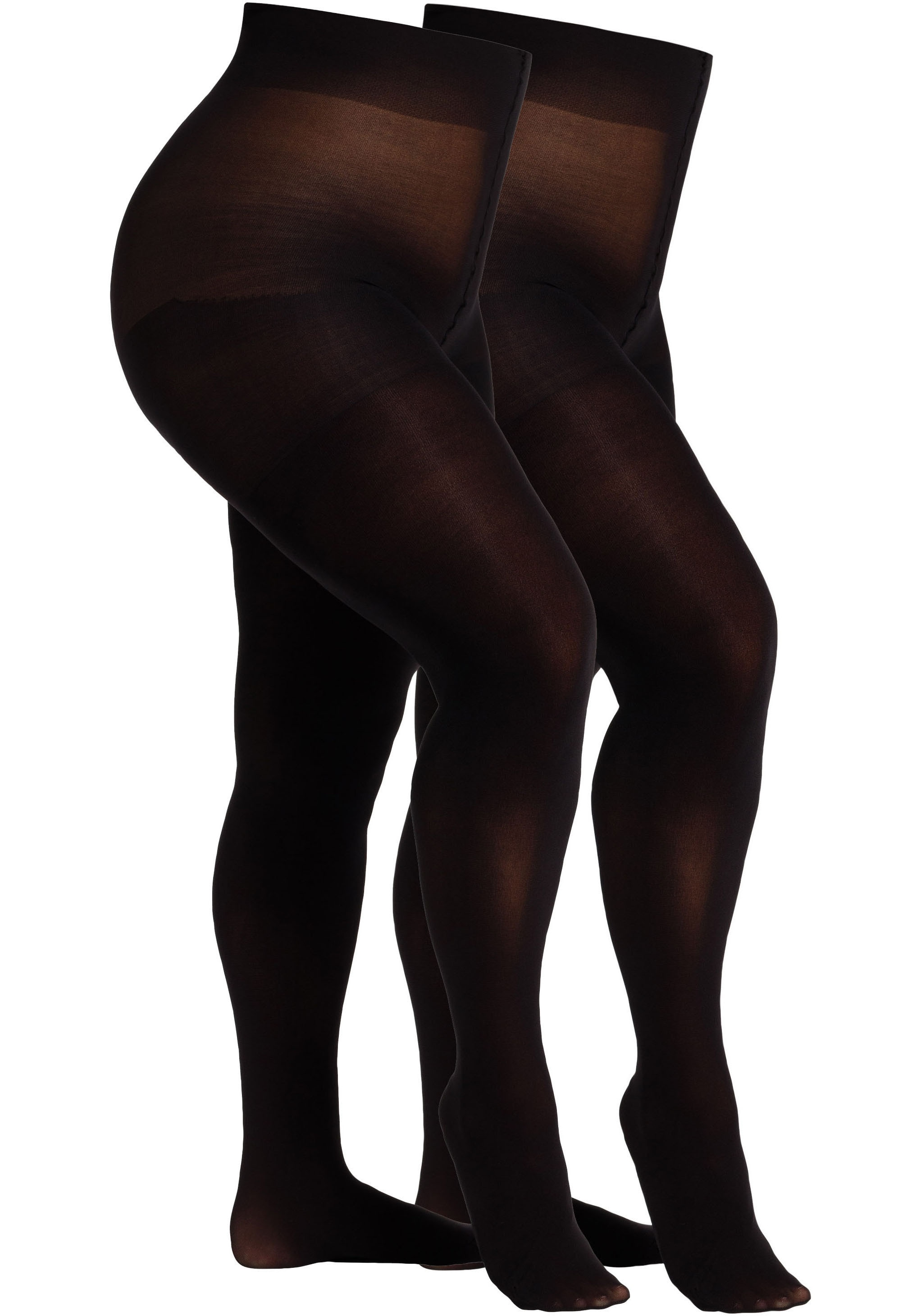 Camano Feinstrumpfhose »fine curvy« 60 Curvy-Tights, matt, extra breiter Bund