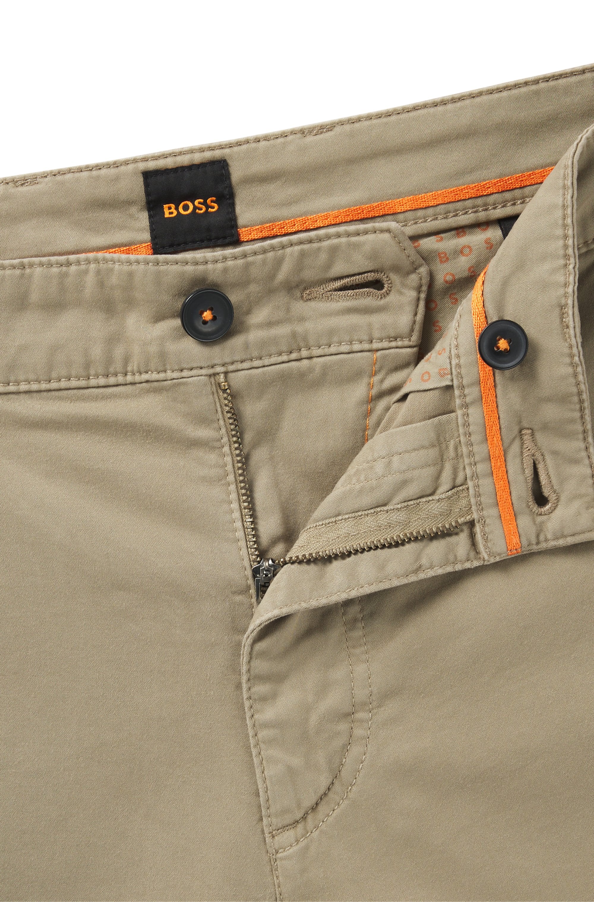 BOSS ORANGE Chinohose »Regular«, in gerader From