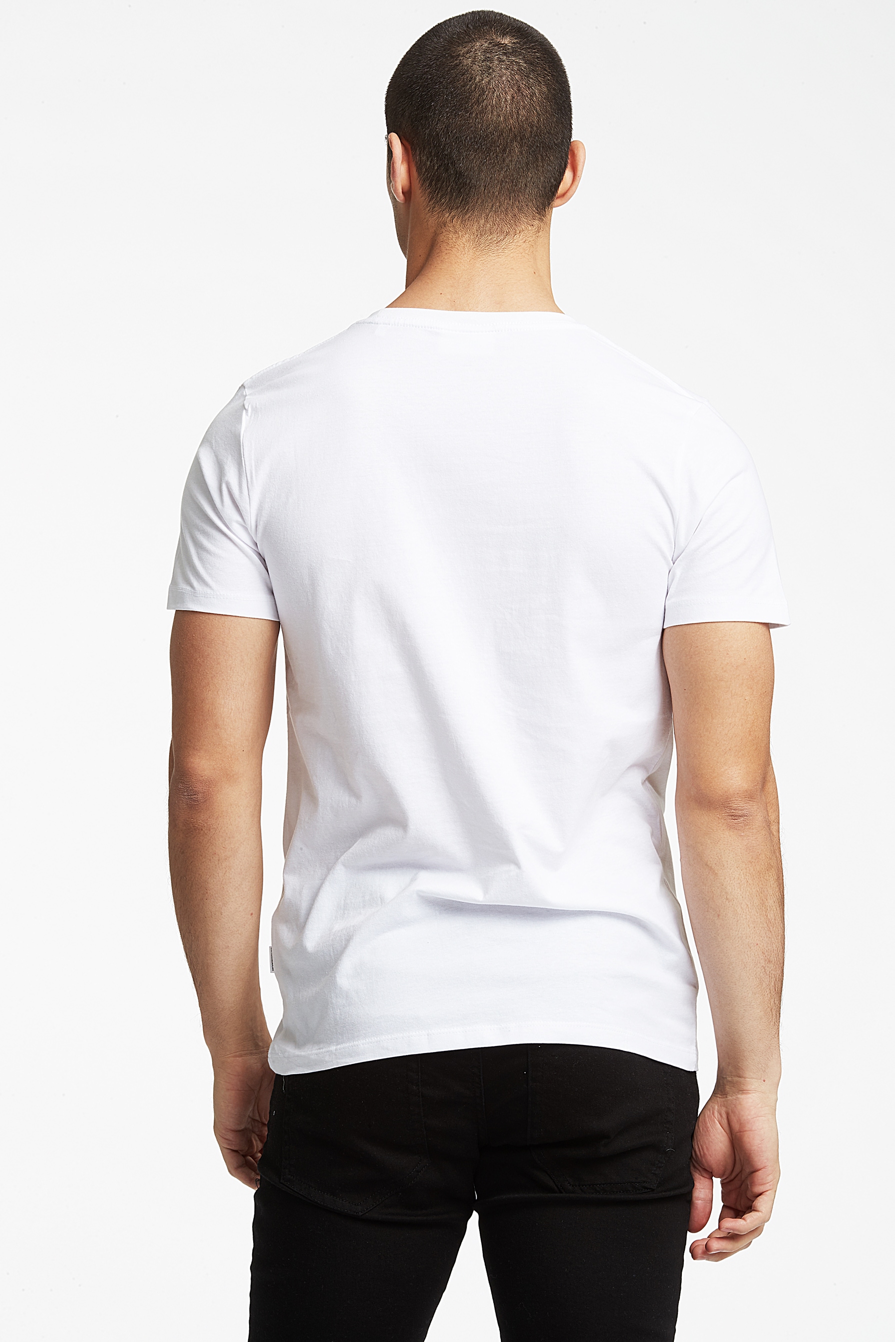 LINDBERGH T-Shirt, (Packung, 4 tlg.), mit Rundhalsausschnitt im 4-er Pack