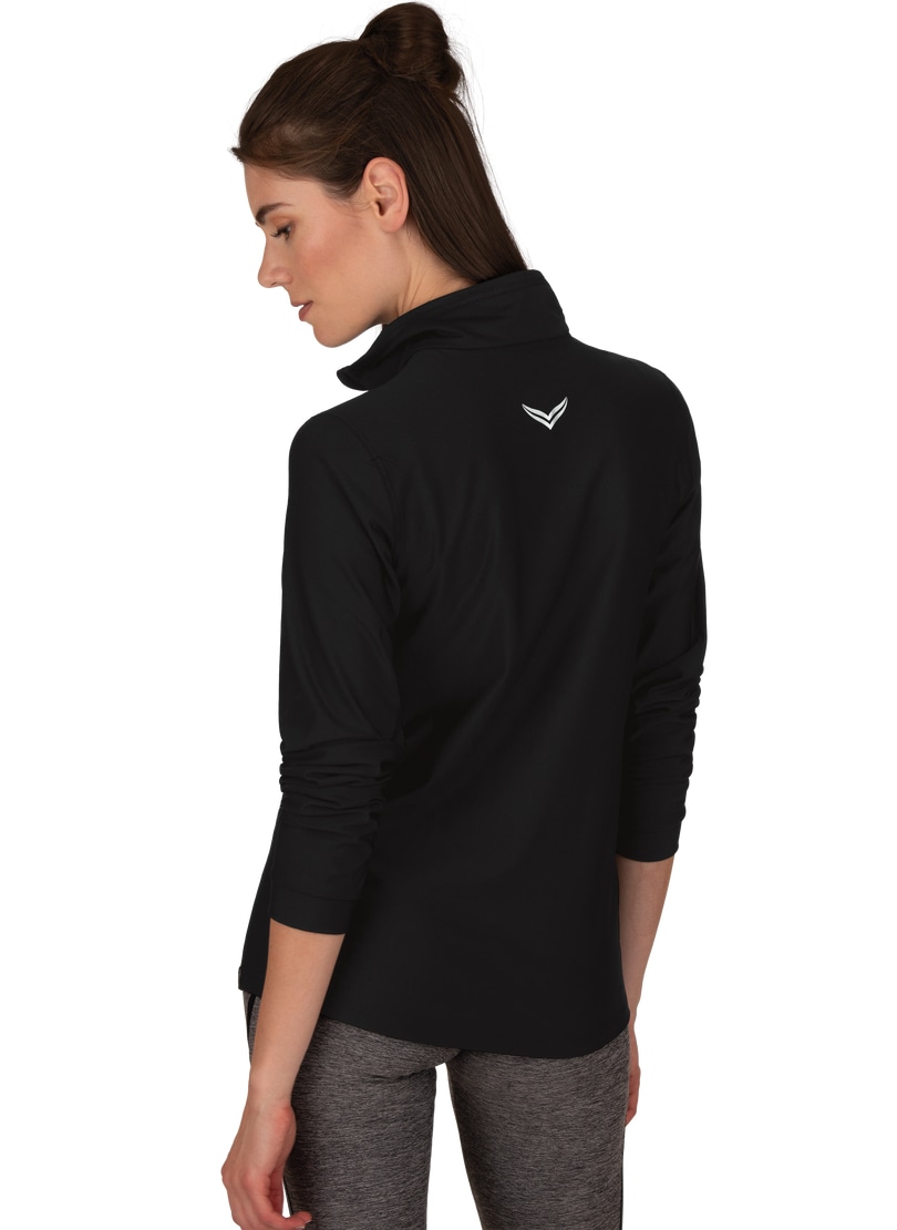 Trigema Sweatshirt »TRIGEMA Langärmeliges Sportshirt mit Reissverschluss«