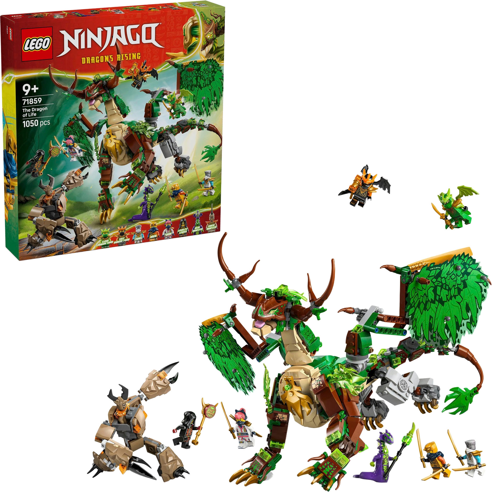 LEGO Konstruktionsspielsteine "Der Drache des Lebens (71859), LEGO Ninjago"