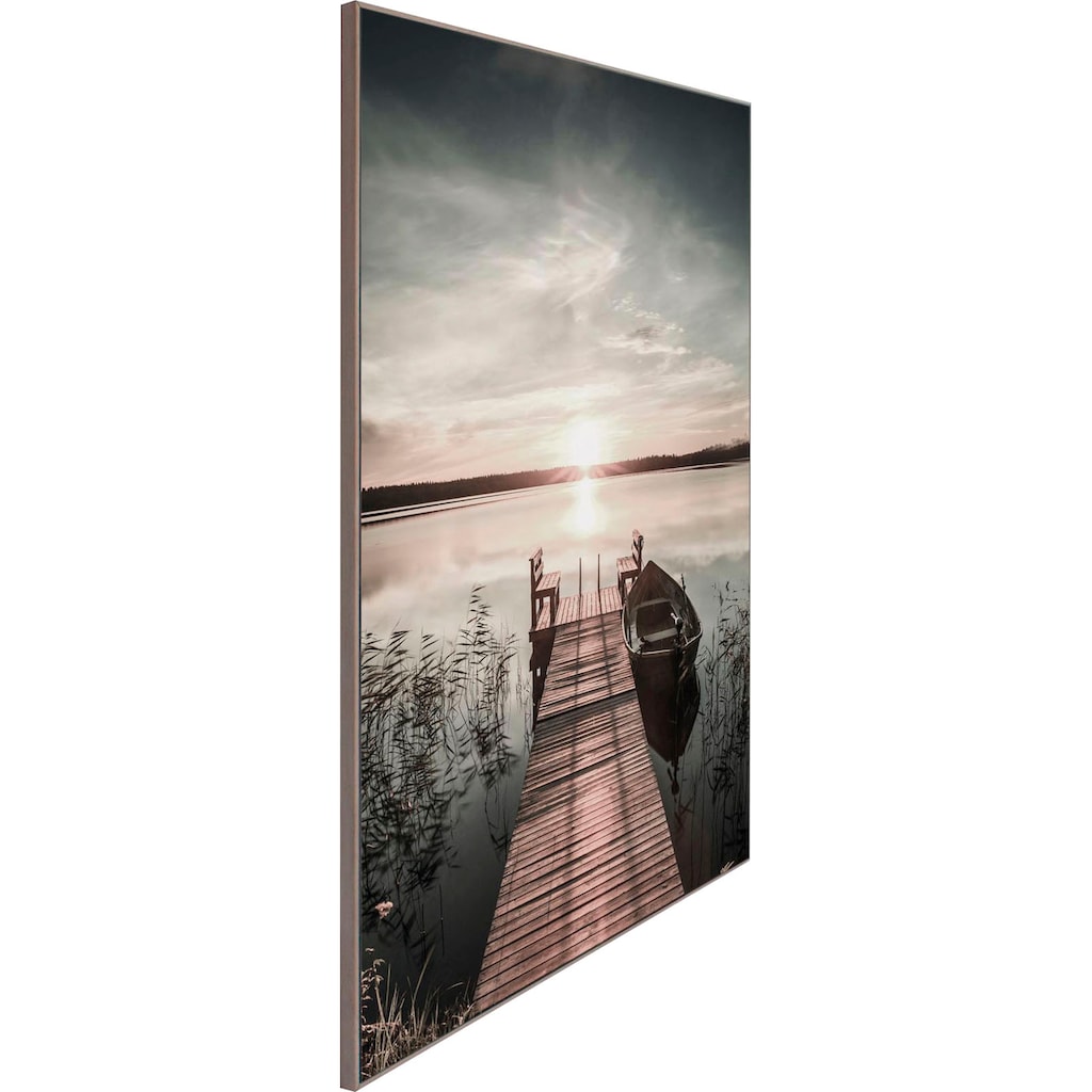 Reinders! Wandbild »Slim Frame Wood 50x70 Scandic Jetty«