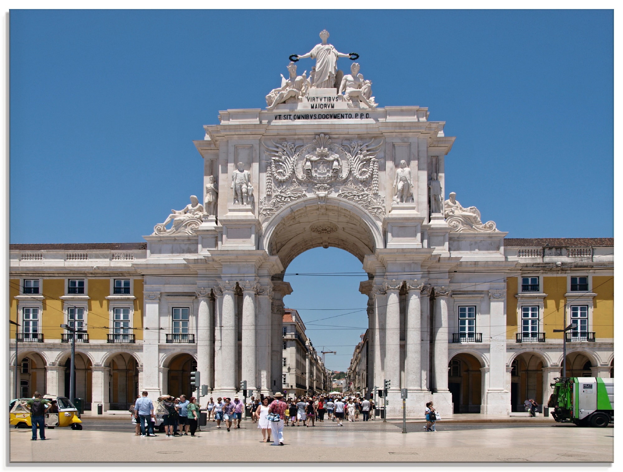 Artland Glasbild »Arco rua Augusta Lissabon«, Gebäude, (1 St.), in verschiedenen Grössen