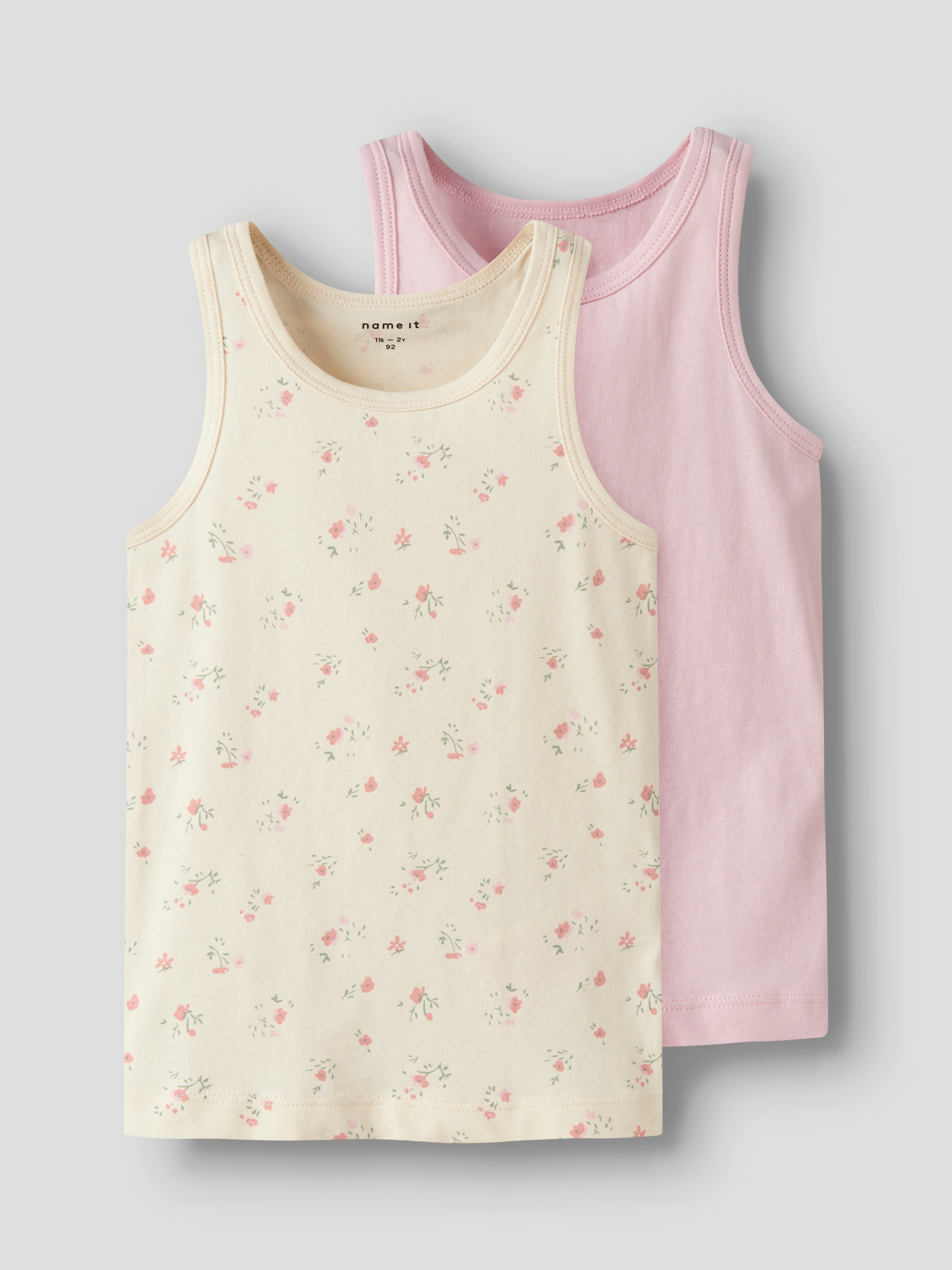 Name It Unterhemd »NMFTANK TOP 2P FLOWER NOOS« Packung, 2 Stk.