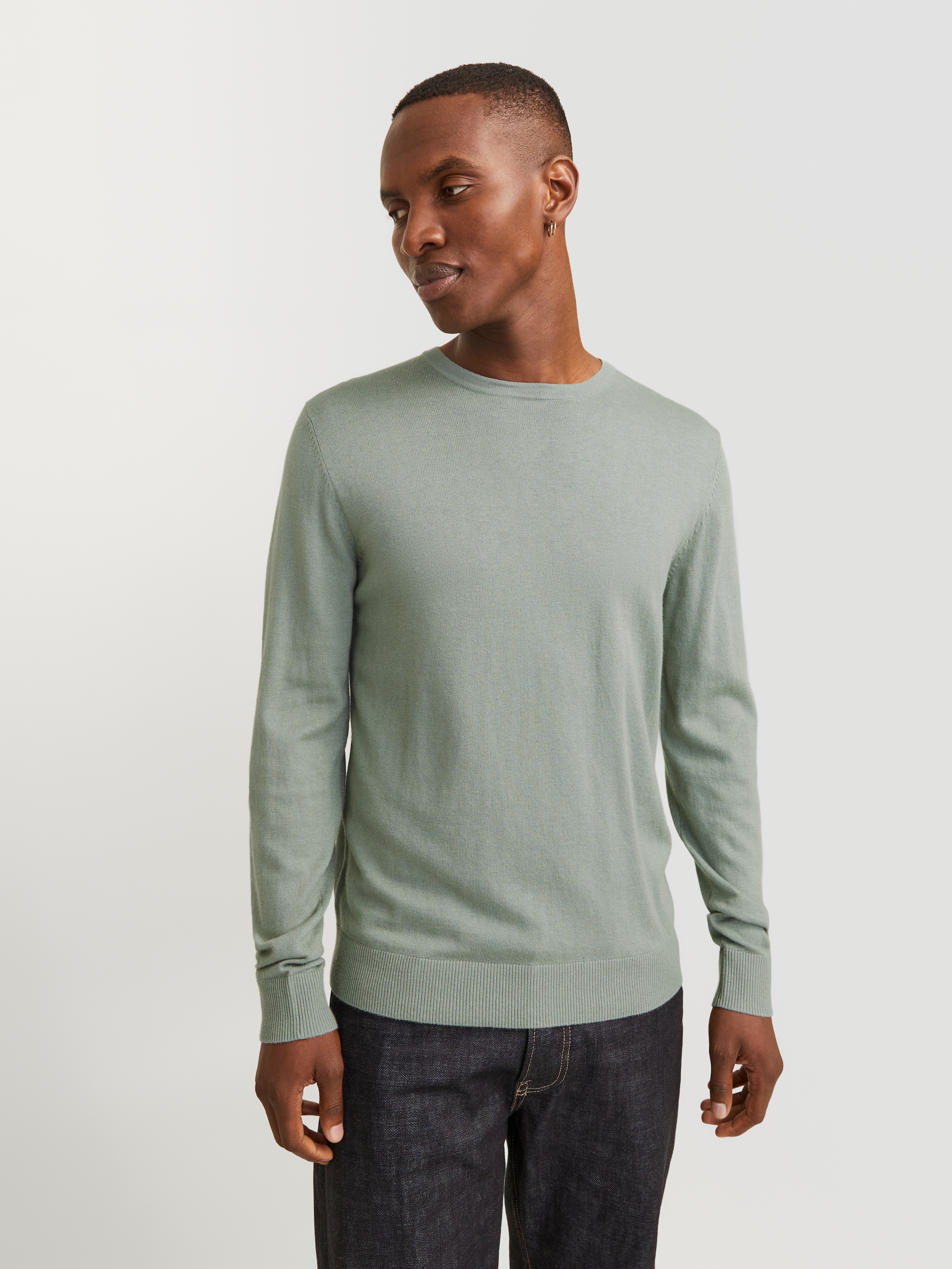 Jack & Jones Strickpullover »JJEEMIL KNIT CREW NECK NOOS«, mit Rundhalsausschnitt