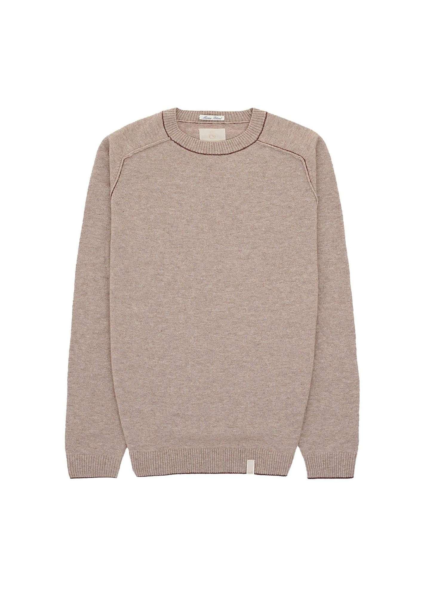 colours & sons Strickpullover »Pullover Roundneck-Merino Blend«