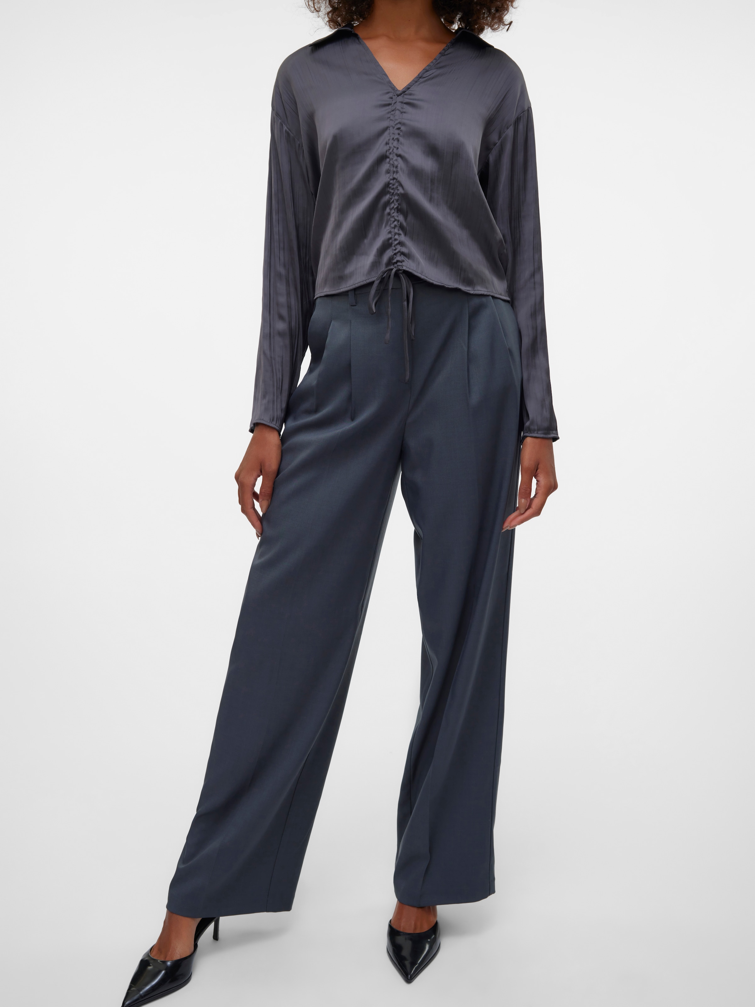 Vero Moda Anzughose »VMRITA MW WIDE DAD PANT NOOS«
