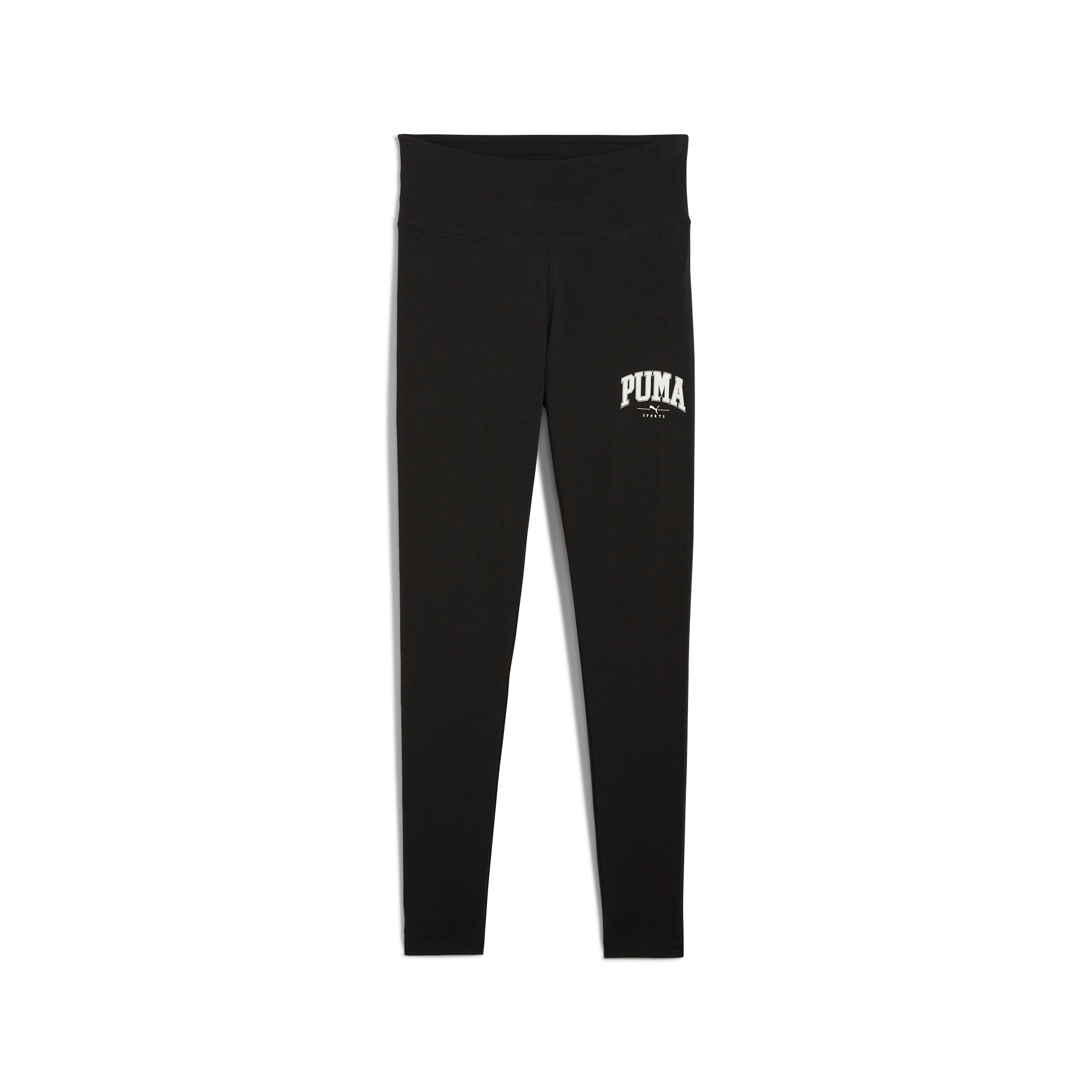 PUMA Leggings »SQUAD HIGH-WAIST LEGGINGS« sportlicher Stil, mit Puffdruck und Print-Applikationen