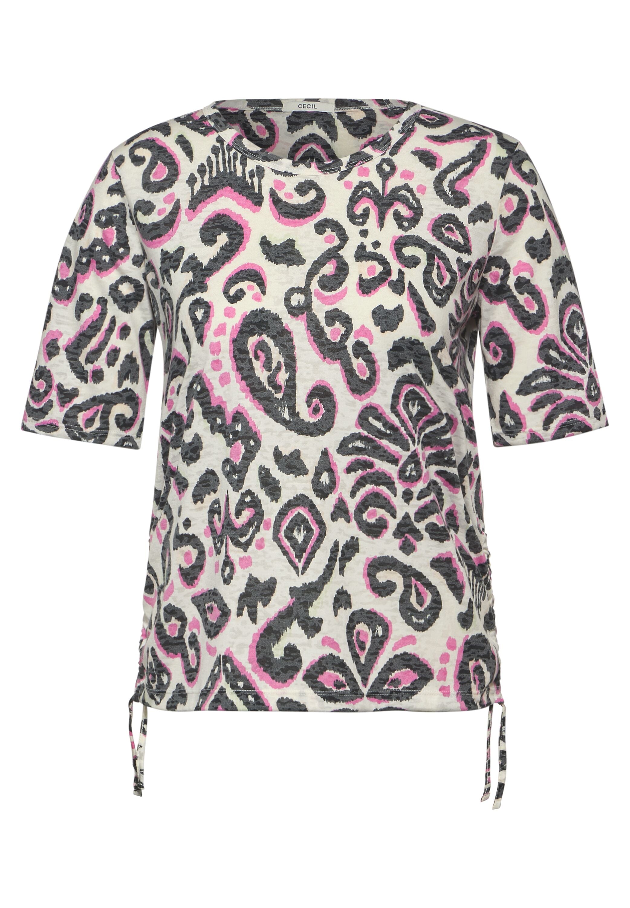 Cecil T-Shirt, mit Burnout Optik