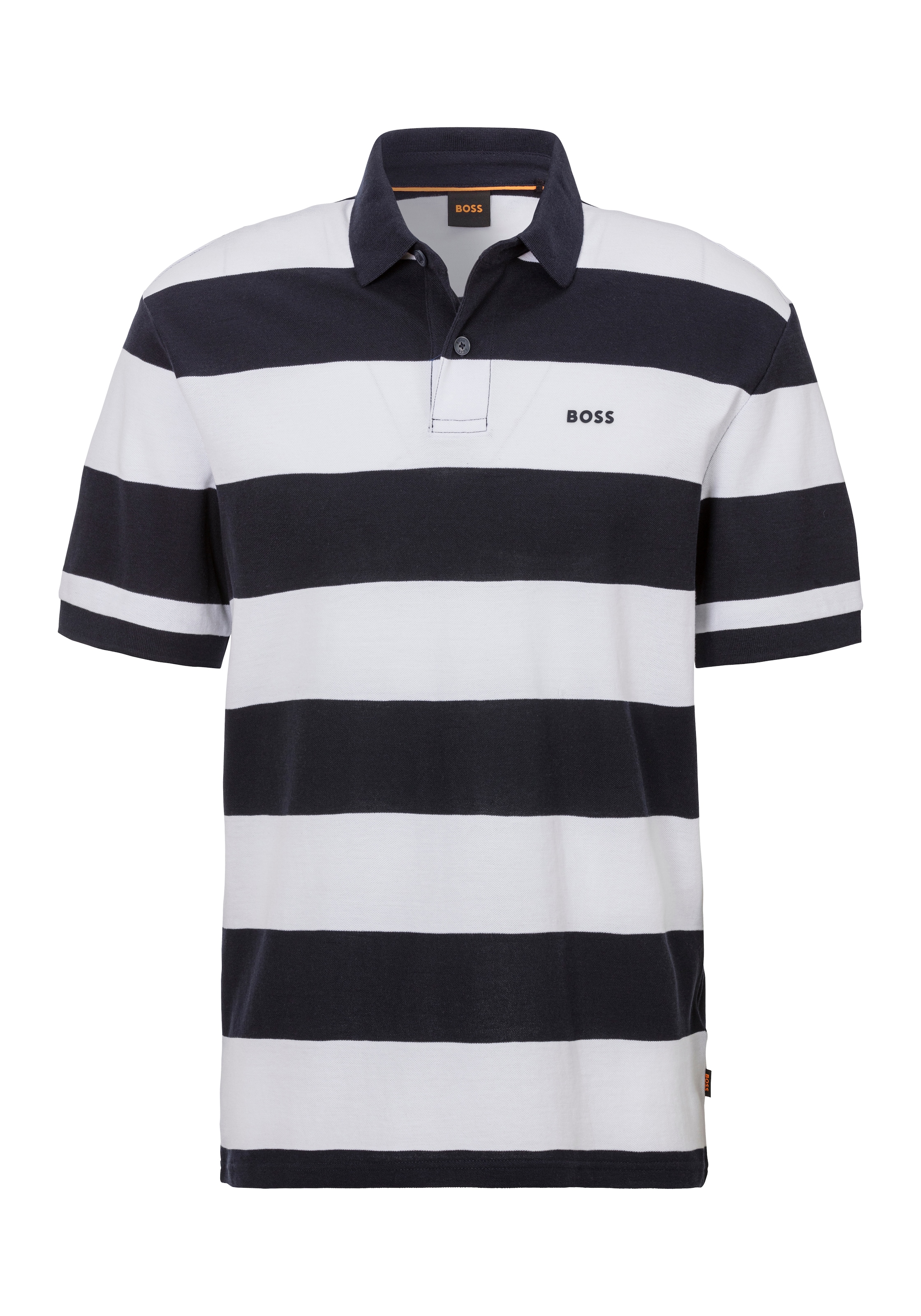 BOSS ORANGE Poloshirt »PalesStripe«, mit Markenlabel
