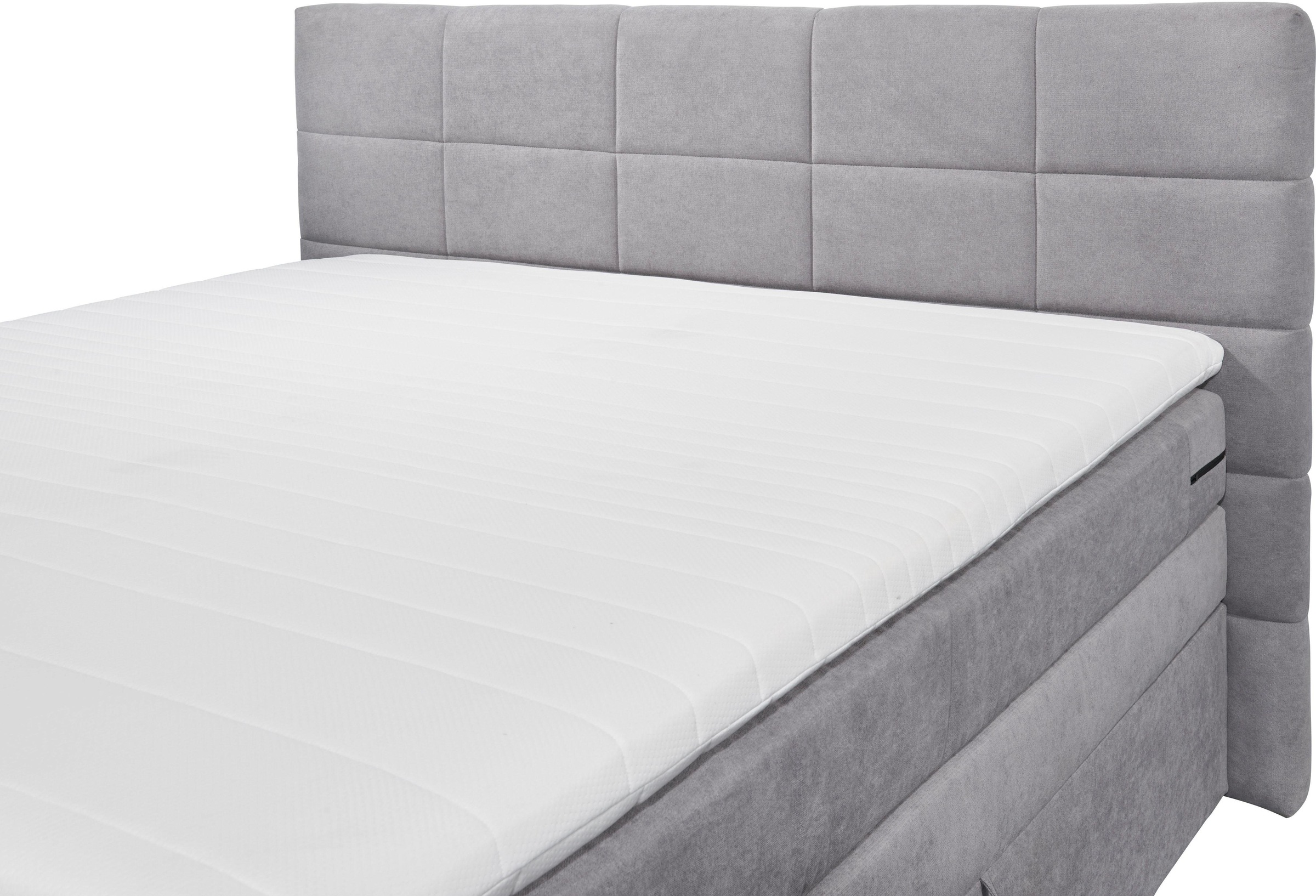 ED EXCITING DESIGN Boxspringbett »Tacoma«, inkl. Bettkasten und Topper