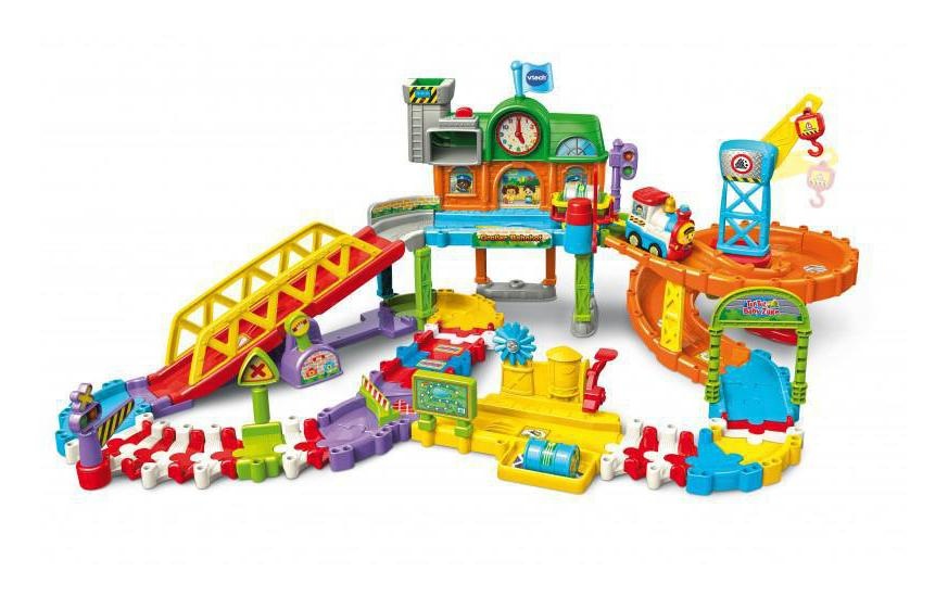 Vtech® Autorennbahn »Tut Tut Baby Flitzer - Grosser Bahnhof«
