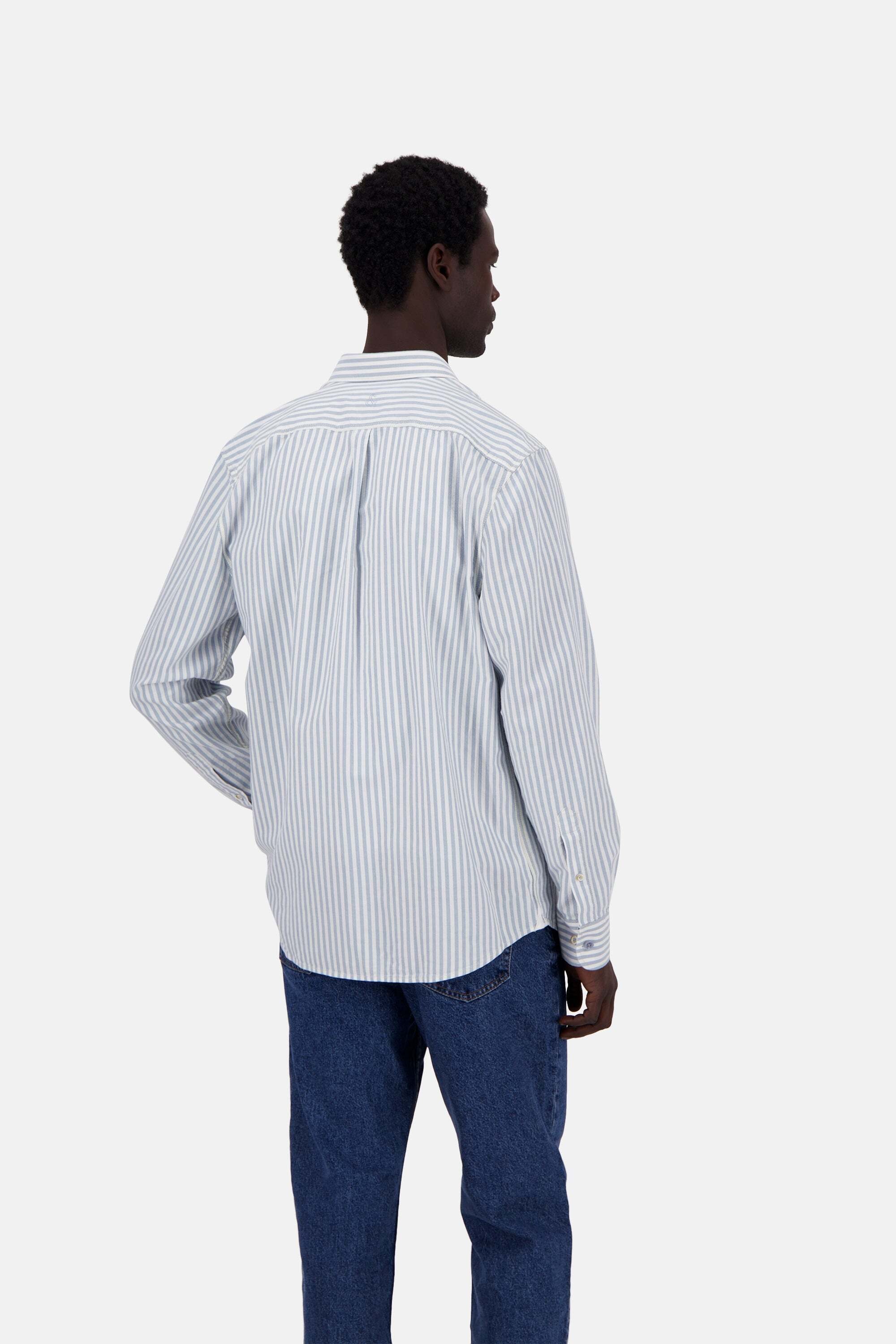 colours & sons Langarmhemd »colours & sons Langarmhemd Shirt-Soft Oxford Stripes«