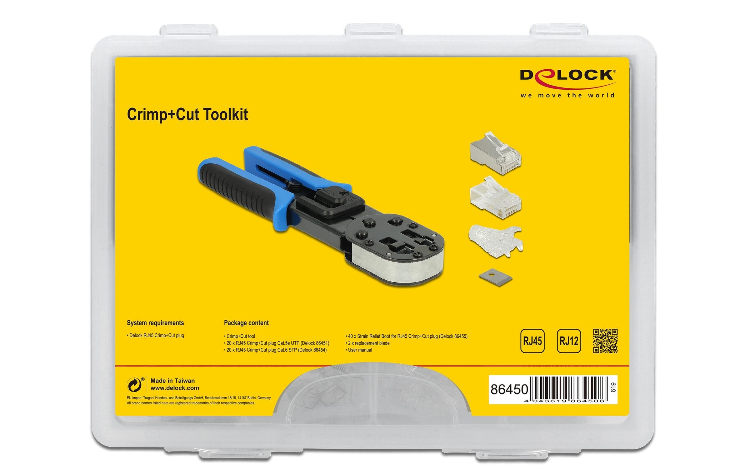 Delock Werkzeugset »RJ45 Crimp&Cut Werkzeugset«