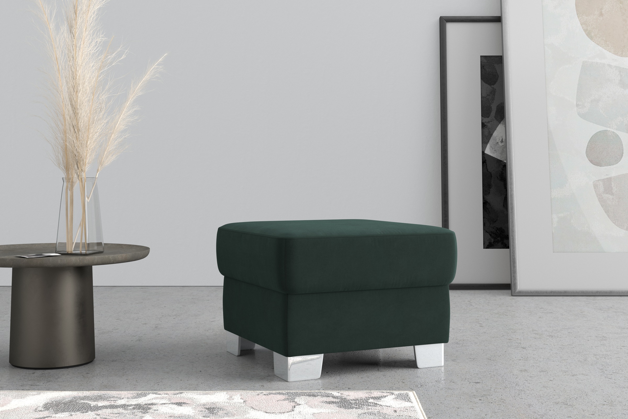 DOMO collection Hocker »Anzio«, wahlweise mit Federkern