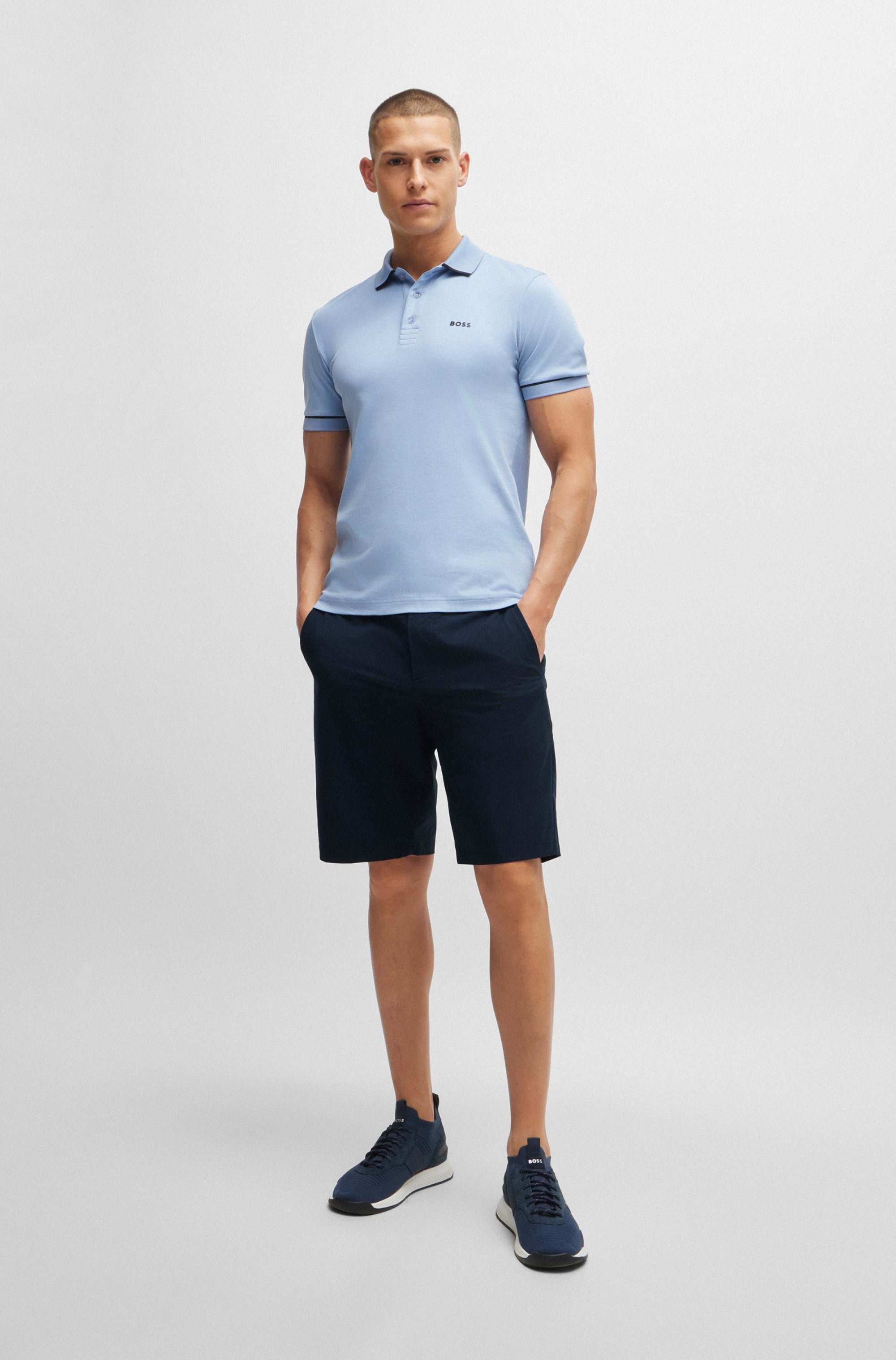 BOSS GREEN Shorts »S Speedflex«, in klassischer Form
