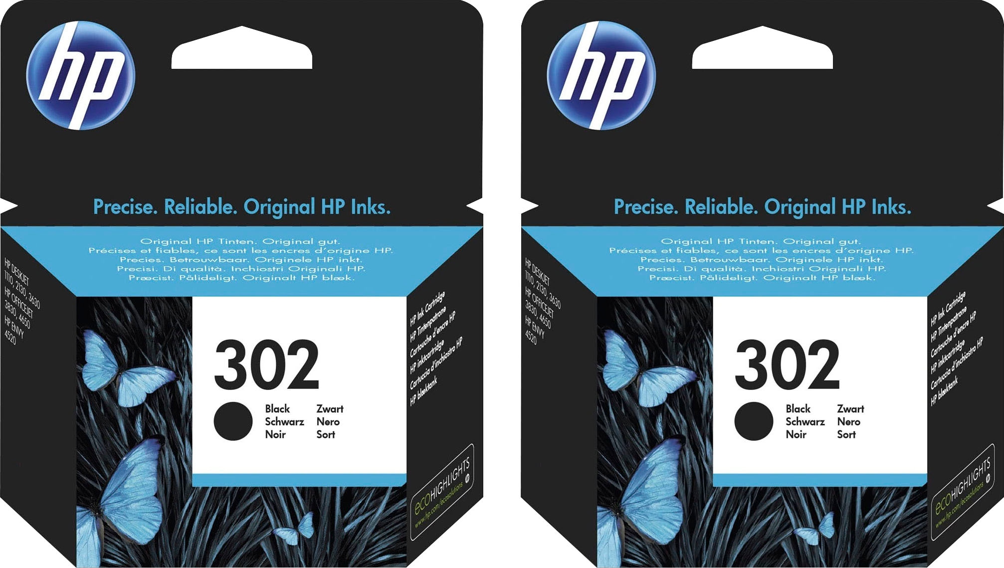 HP Tintenpatrone »302« original Druckerpatrone 302 schwarz