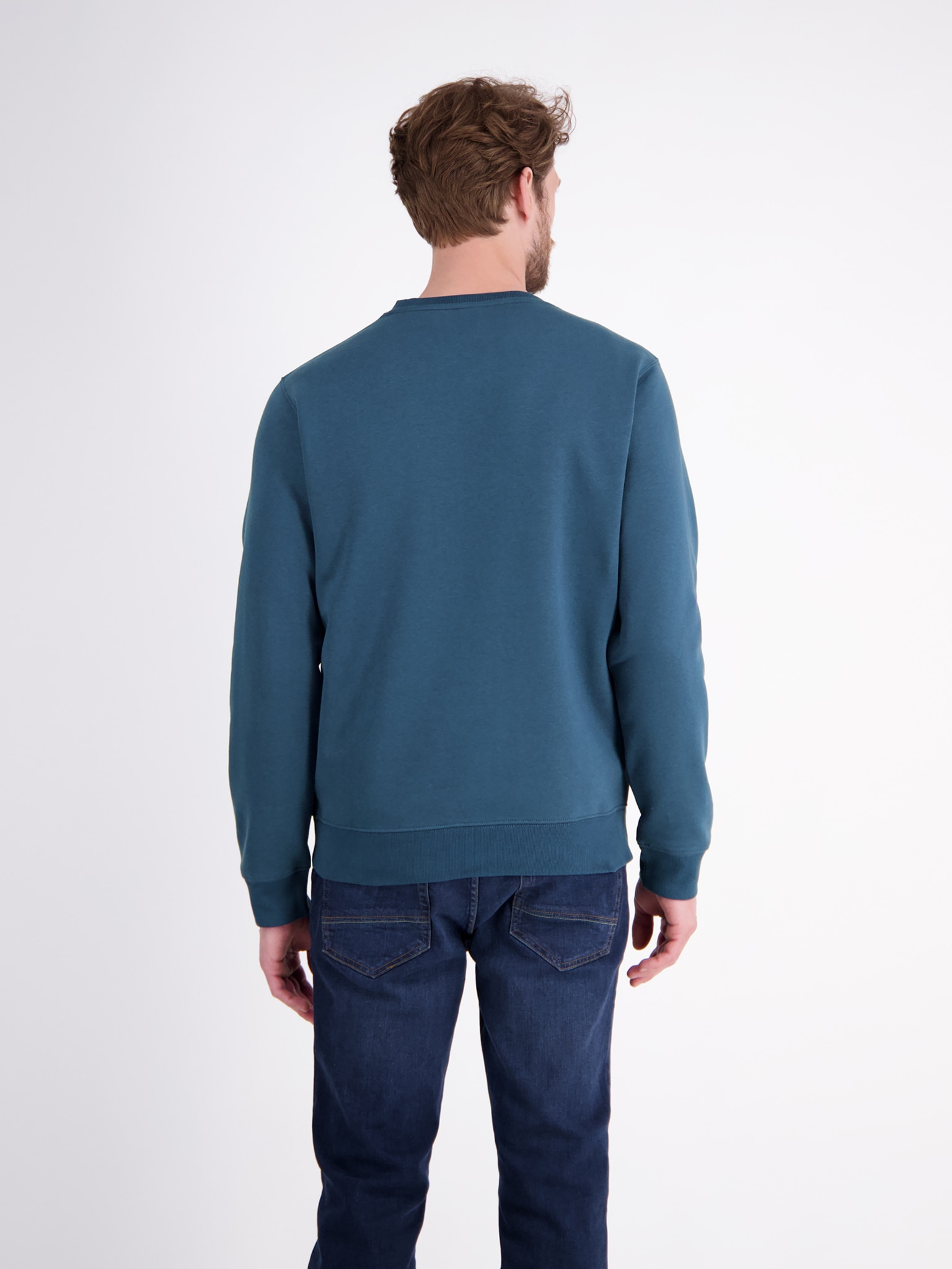 LERROS Sweater, mit Logo-Badge