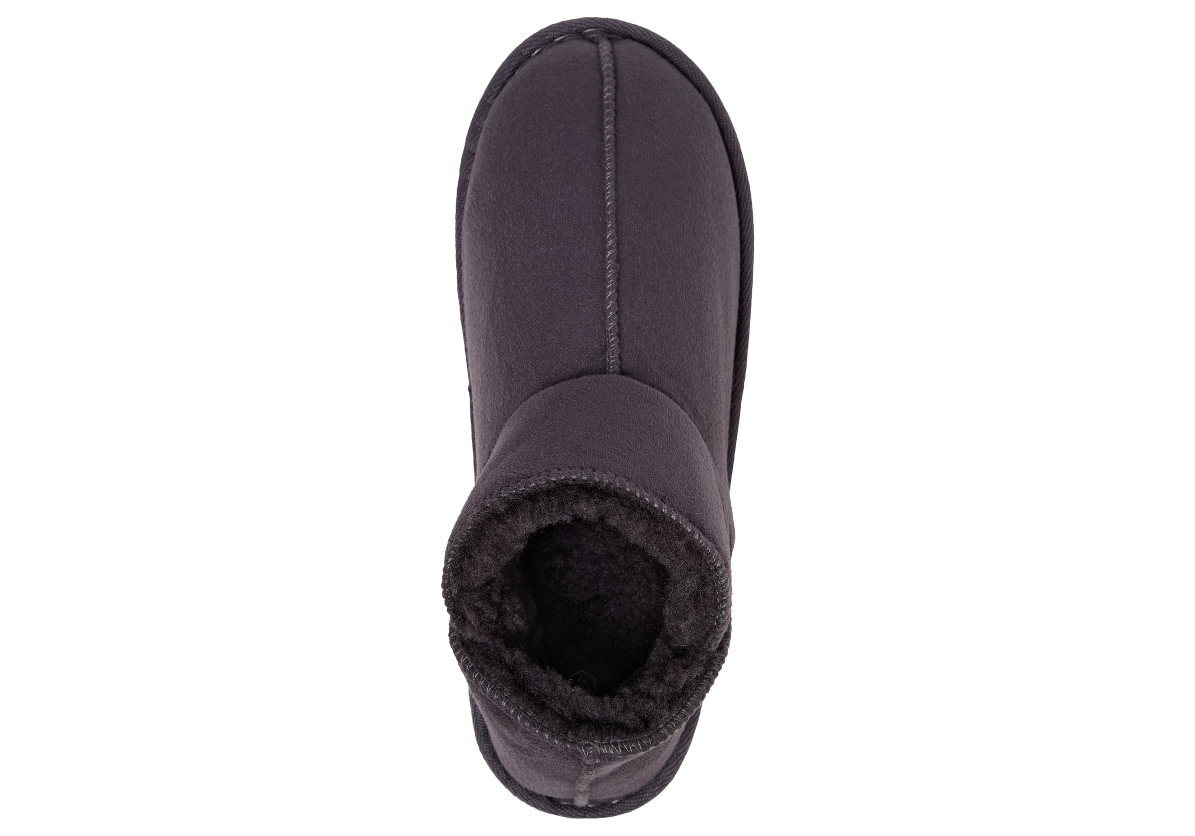 Apollo Hausschuh »LADIES HOME BOOTS SUEDE«, mit Logoprägung und kuscheligen, wärmenden Innenfutter