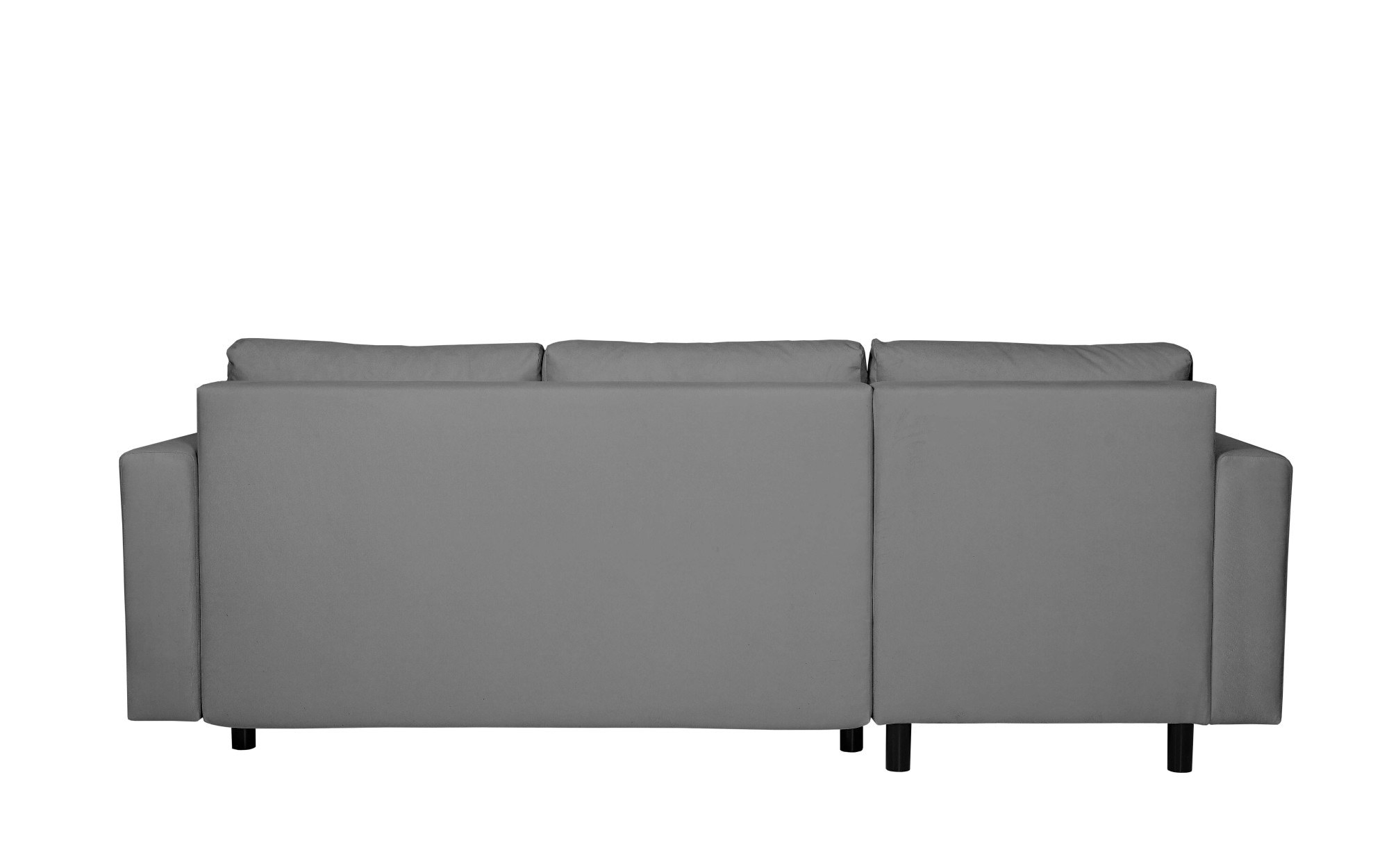 INOSIGN Ecksofa »GLENOE Schlafsofa mit Bettkasten, Recamiere beidseitig montierbar«, L-Form, Masse B/T/H: 230/135/84,5 cm, Velvet & Struktur weich