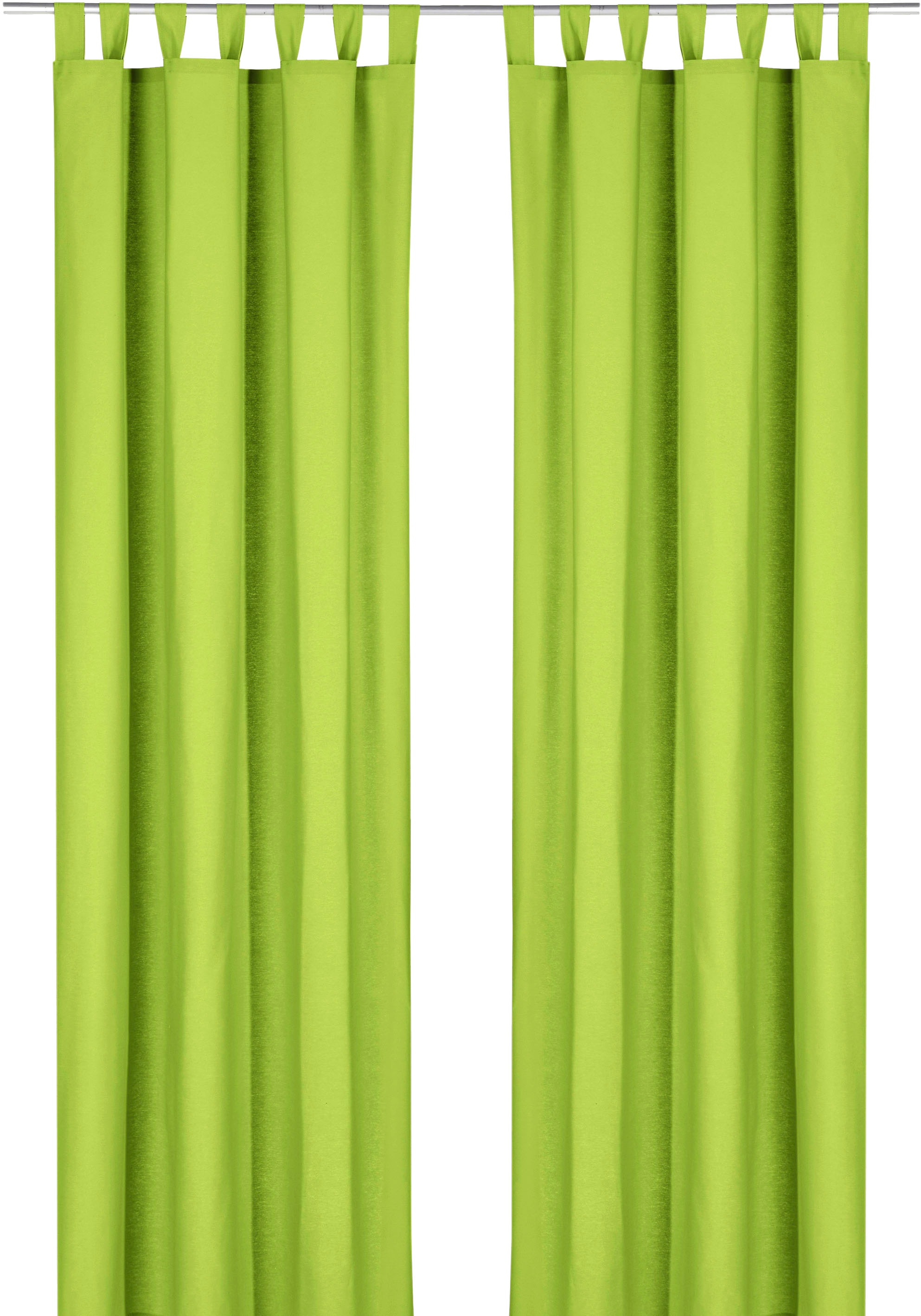 Weckbrodt Vorhang "Sento" Schlaufen 1 Stk. tlg. Baumwolle, blickdicht, matte Struktur, unifarben, Gardine, Store