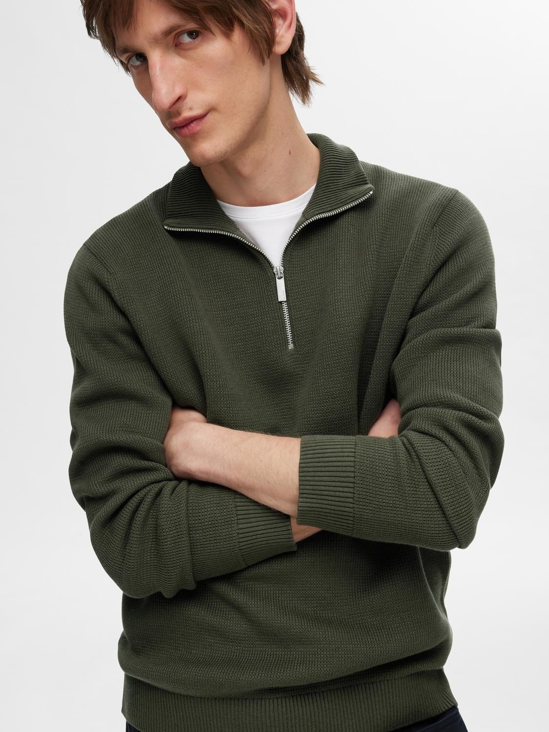 SELECTED HOMME Troyer »SLHDANE LS KNIT STRUCTURE HALF ZIP NOOS«