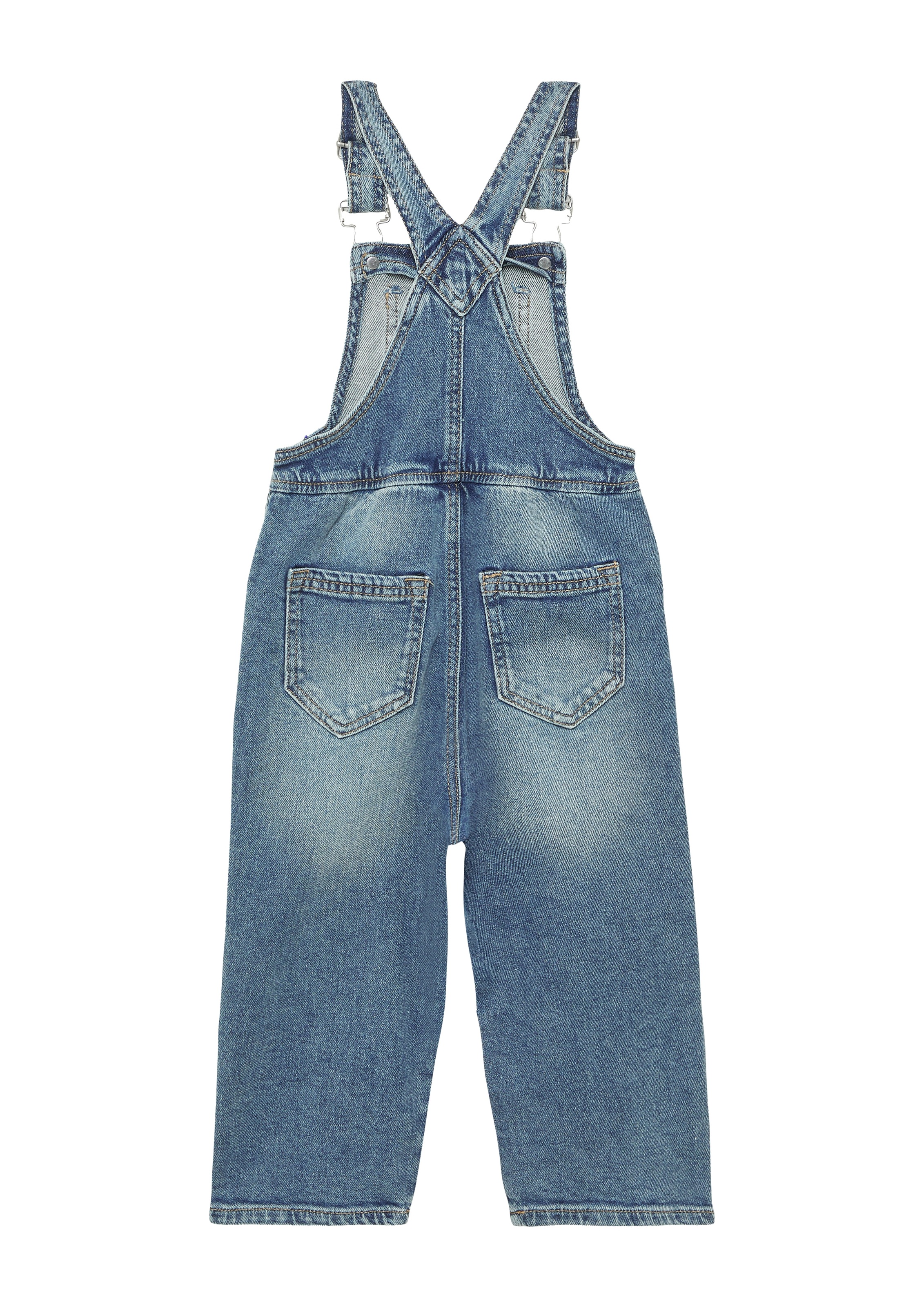 s.Oliver Junior Latzhose, Unisex Jeans im Relaxed Fit