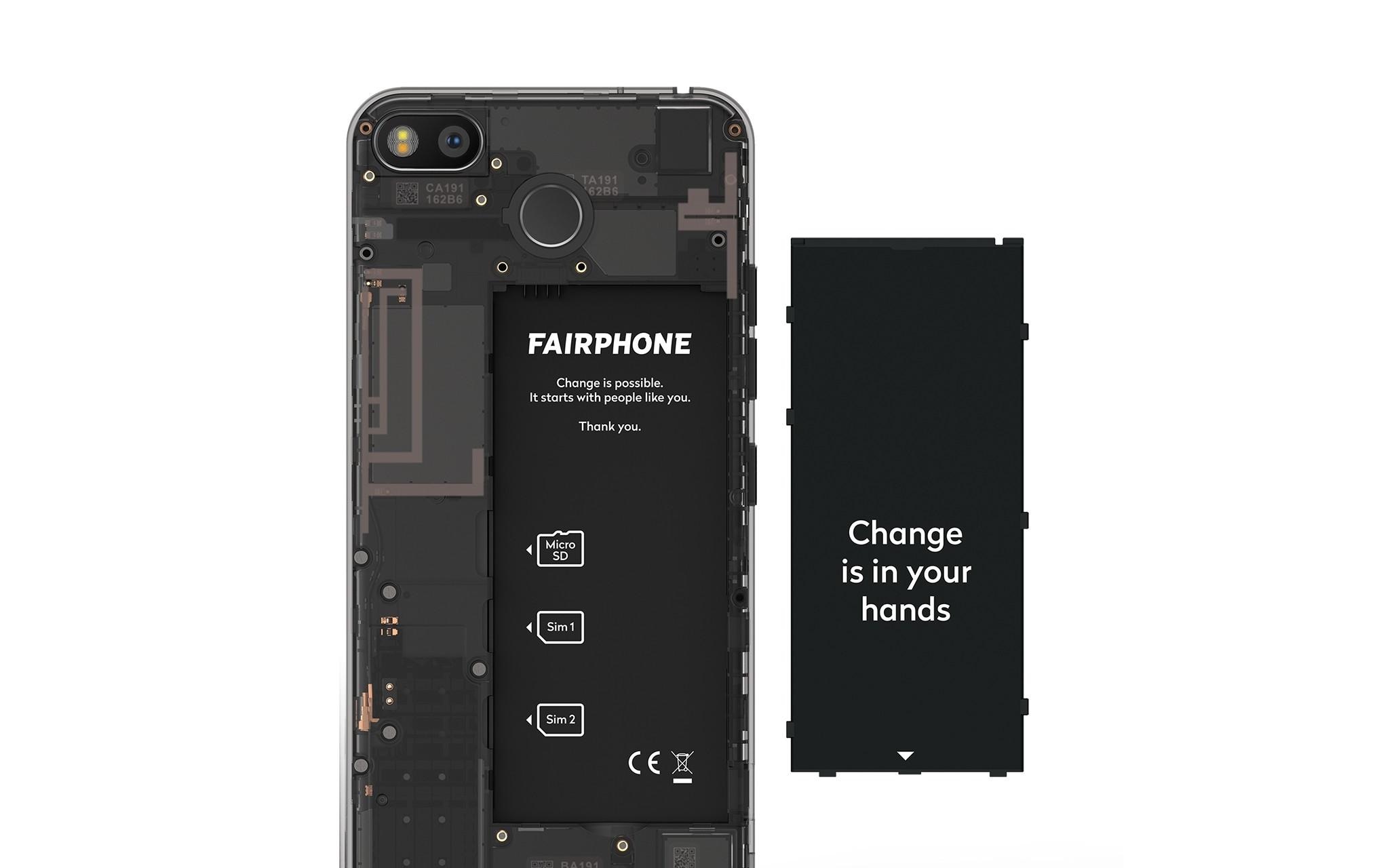 Fairphone Smartphone »Fairphone 3«, schwarz
