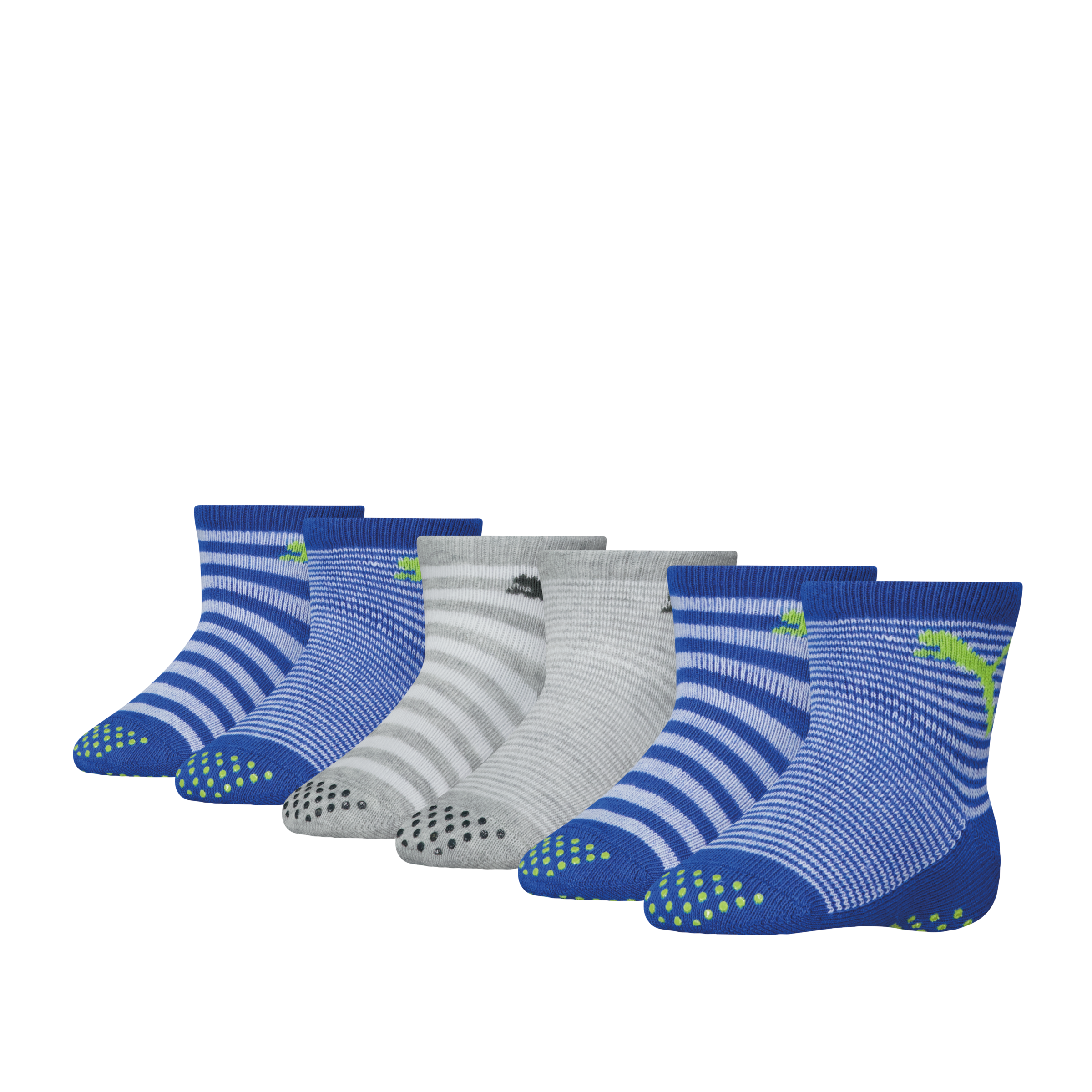 PUMA Socken »PUMA BABY ABS SOCKS 6P ECOM« 6 Paar, Anti-Rutsch Sohle