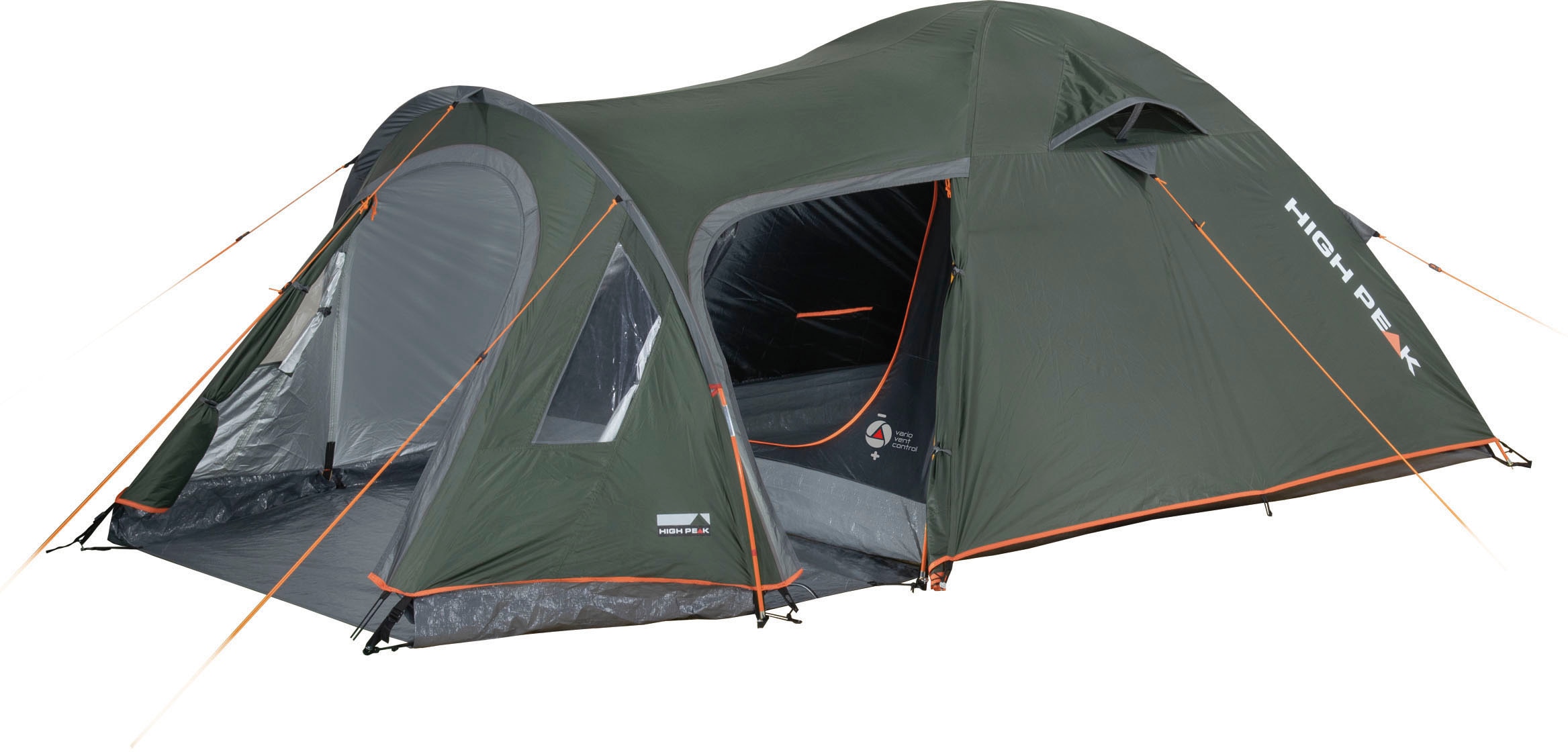 High Peak, Kuppelzelt »Zelt Kira 3.1« 3 Personen, dunkelgrün, B/H/L: 190cm x 125cm x 365cm, Kuppelzelt