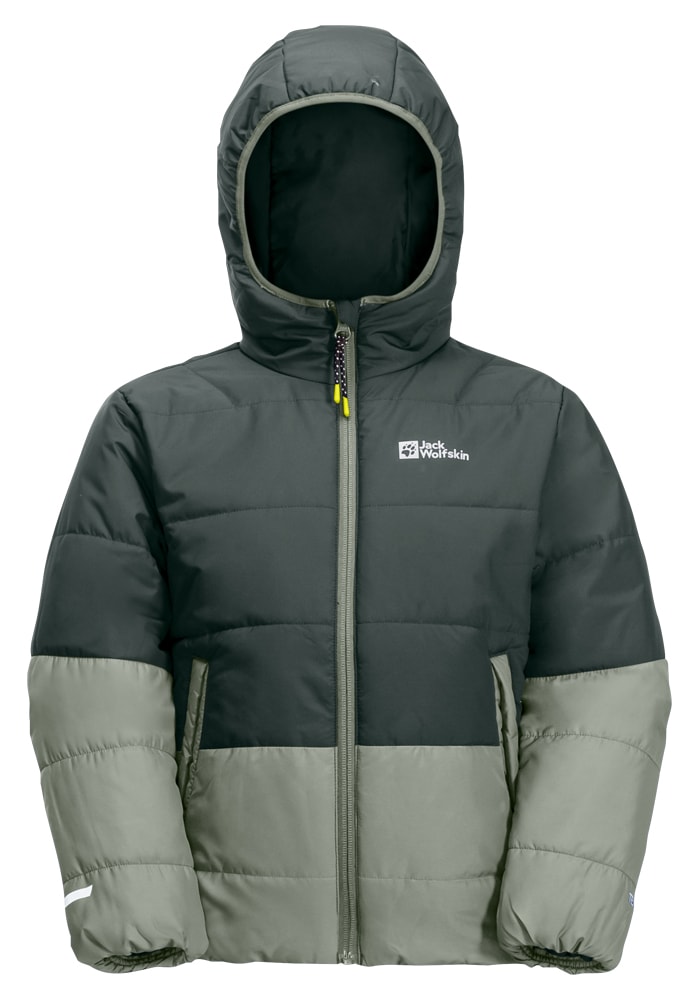 Jack Wolfskin Outdoorjacke »TWO HILLS INS JACKET K«, mit Kapuze