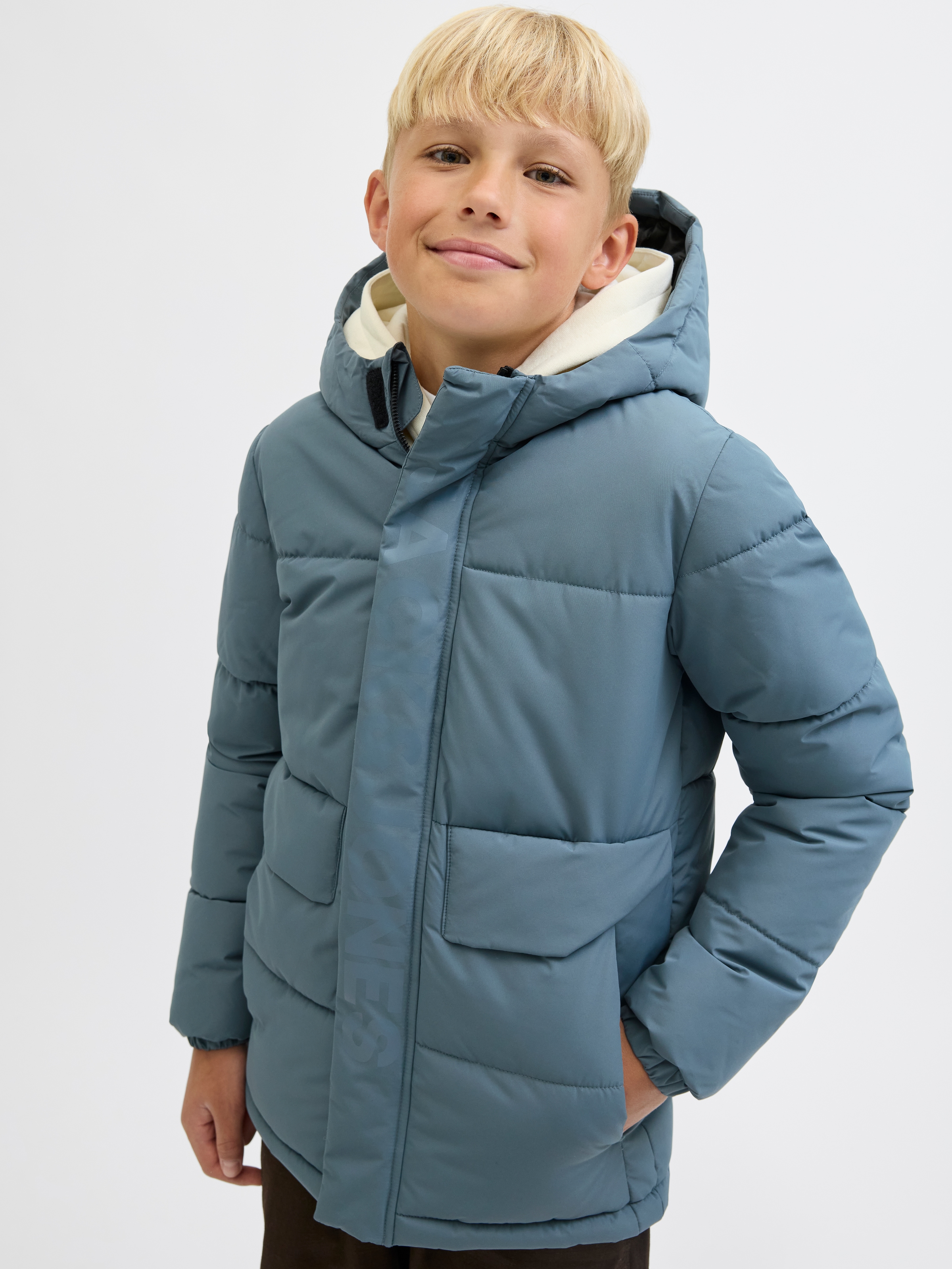 Jack & Jones Junior Steppjacke »JCOSPEED PUFFER SN JNR«, mit Kapuze