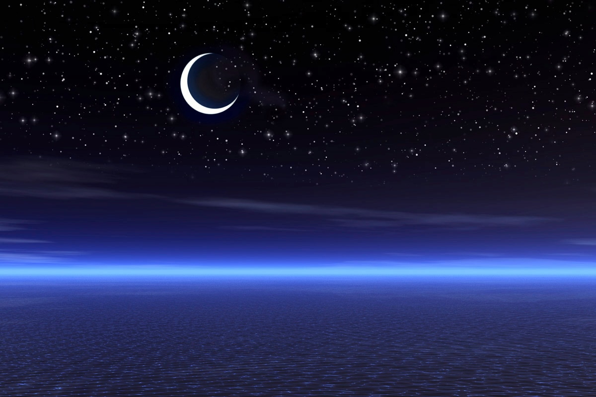 Papermoon Fototapete »Nachtlandschaft«