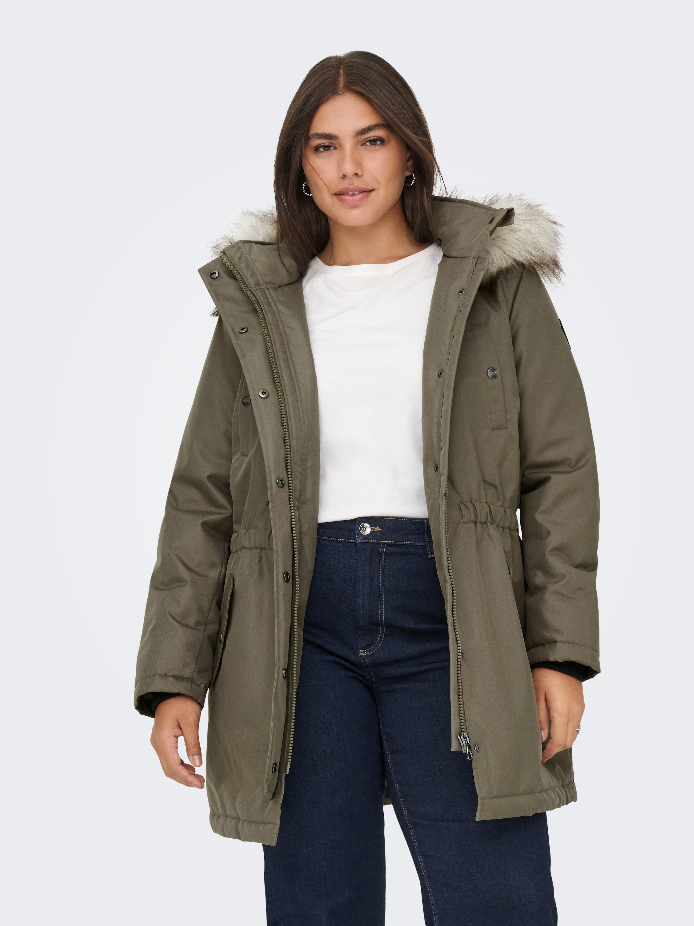 ONLY CARMAKOMA Parka »CARIRENA PARKA COAT OTW«, mit Kapuze