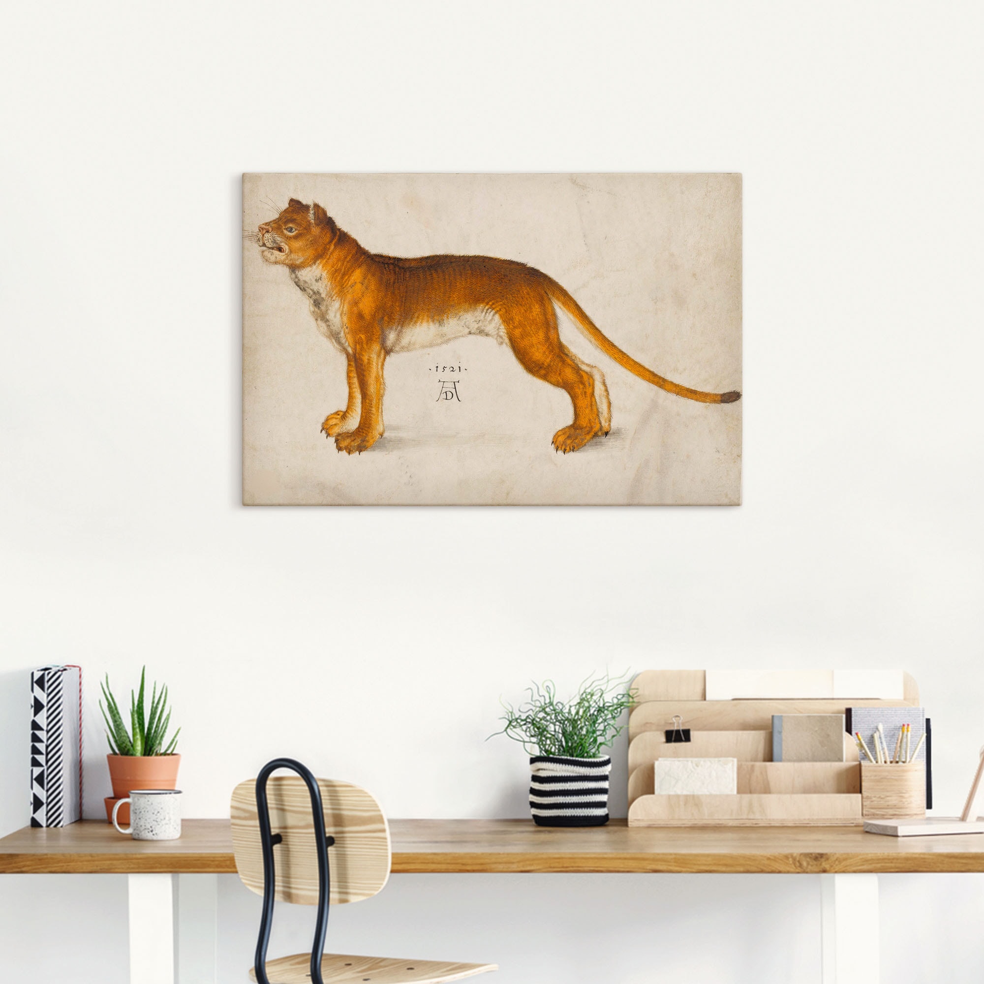 Artland Wandbild »Löwin. 1521«, Raubkatzen, (1 St.), als Alubild, Leinwandbild, Wandaufkleber oder Poster in versch. Grössen