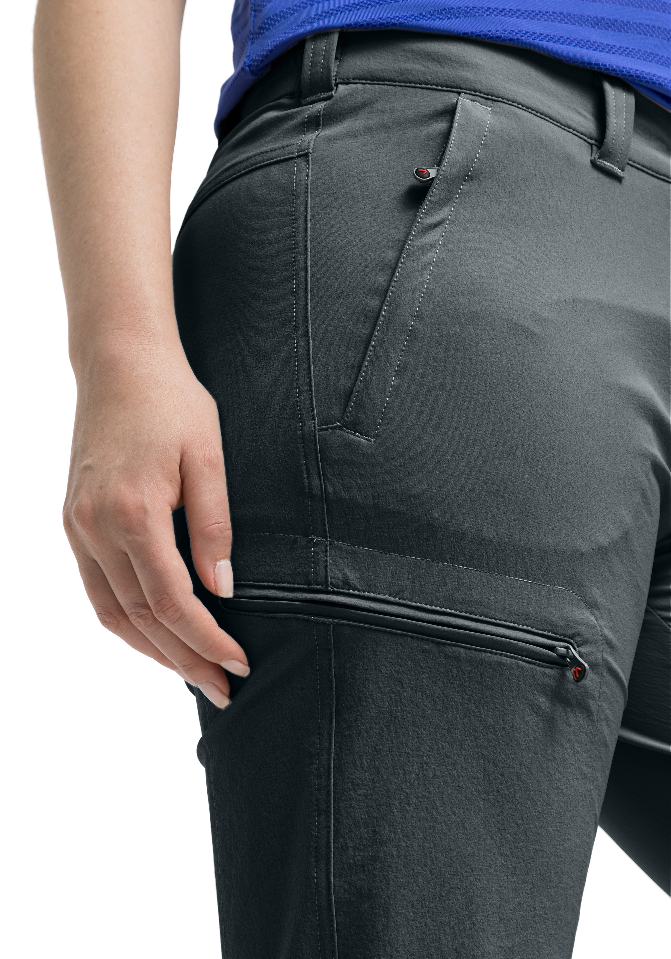 Maier Sports Funktionshose »Arolla«, Damen Wanderhose, zipp-off Outdoor-Hose, 3 Taschen, Regular Fit