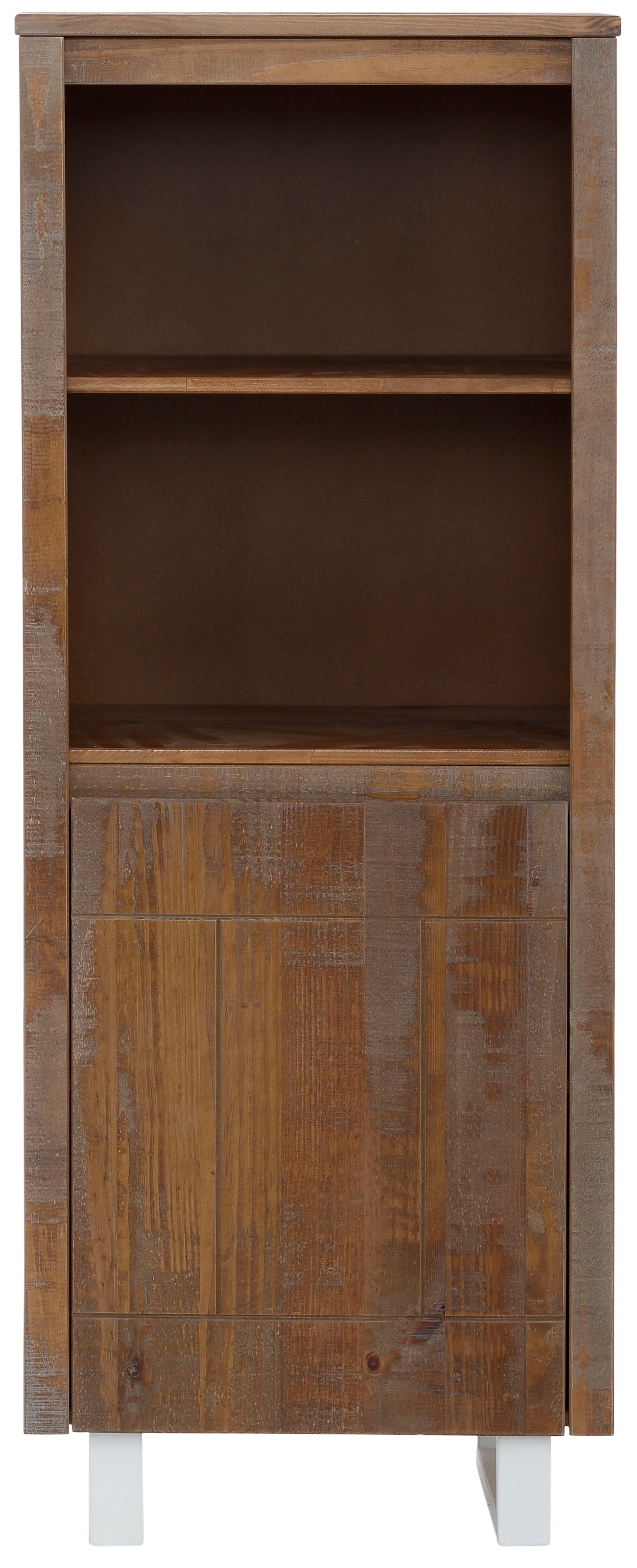 Home affaire Bücherregal »Lagos«, aus schönem massivem Kiefernholz, grifflos, Breite 55 cm