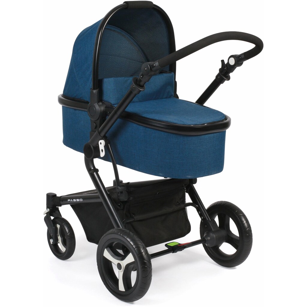 CHIC4BABY Kombi-Kinderwagen »Passo, navy«, 15 kg, ; Kinderwagen