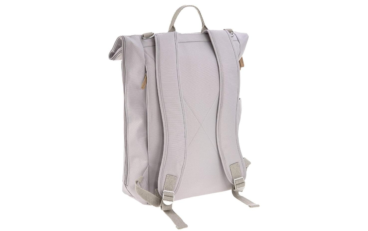 LÄSSIG Wickelrucksack »Rolltop Grey«