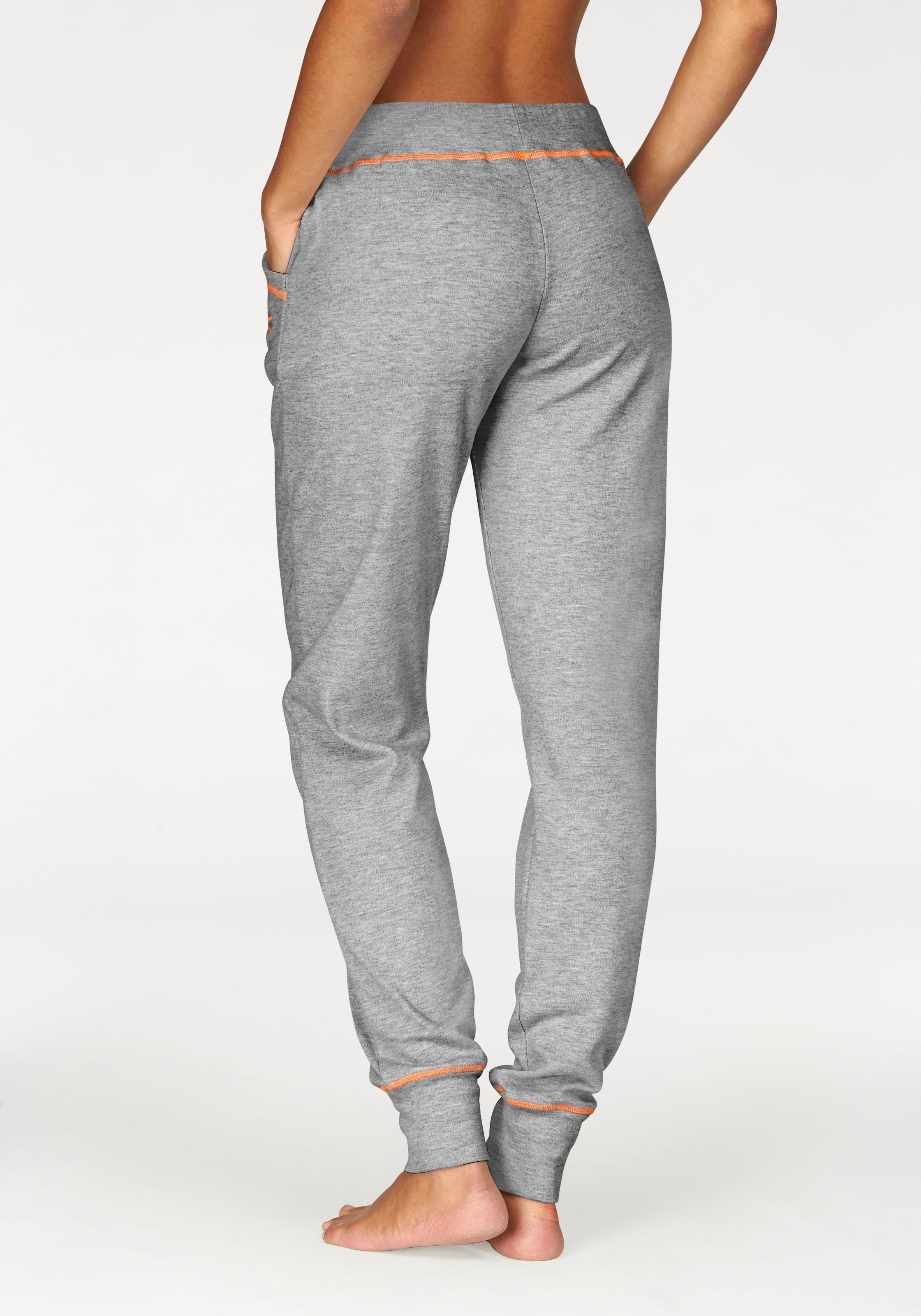 Bench. Loungewear Relaxhose, mit kontrastfarbenen Nähten, Loungewear