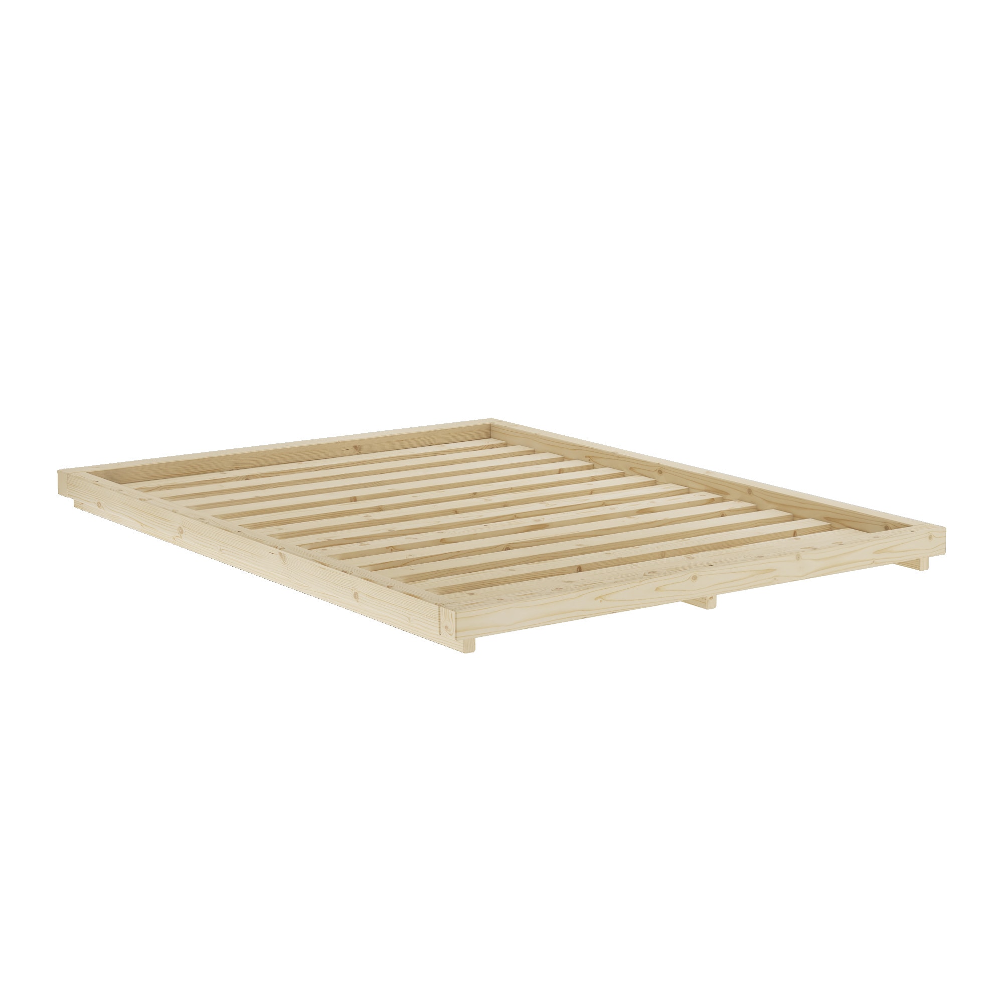 Karup Design Bettgestell »DOCK BED, Futonbett, Massivholzbett, Bett ohne Matratze«, Bett mit Lattenrost, aus FSC® zertifizierter Kiefer, mehrere Grössen