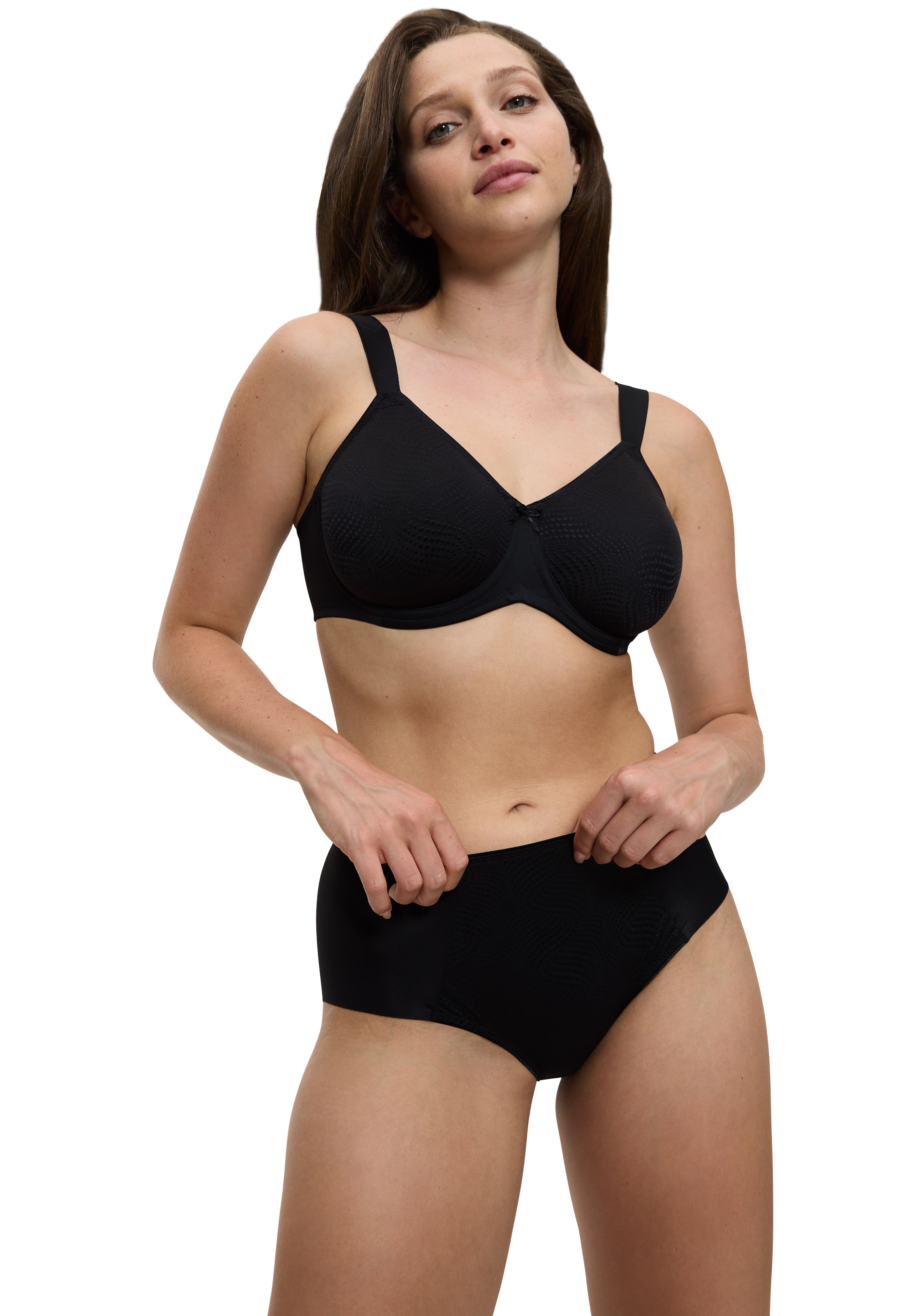 Triumph Hipster »Essential Minimizer«, schimmerndes Jacquard-Muster, Microfaser, breite Seitenpartie